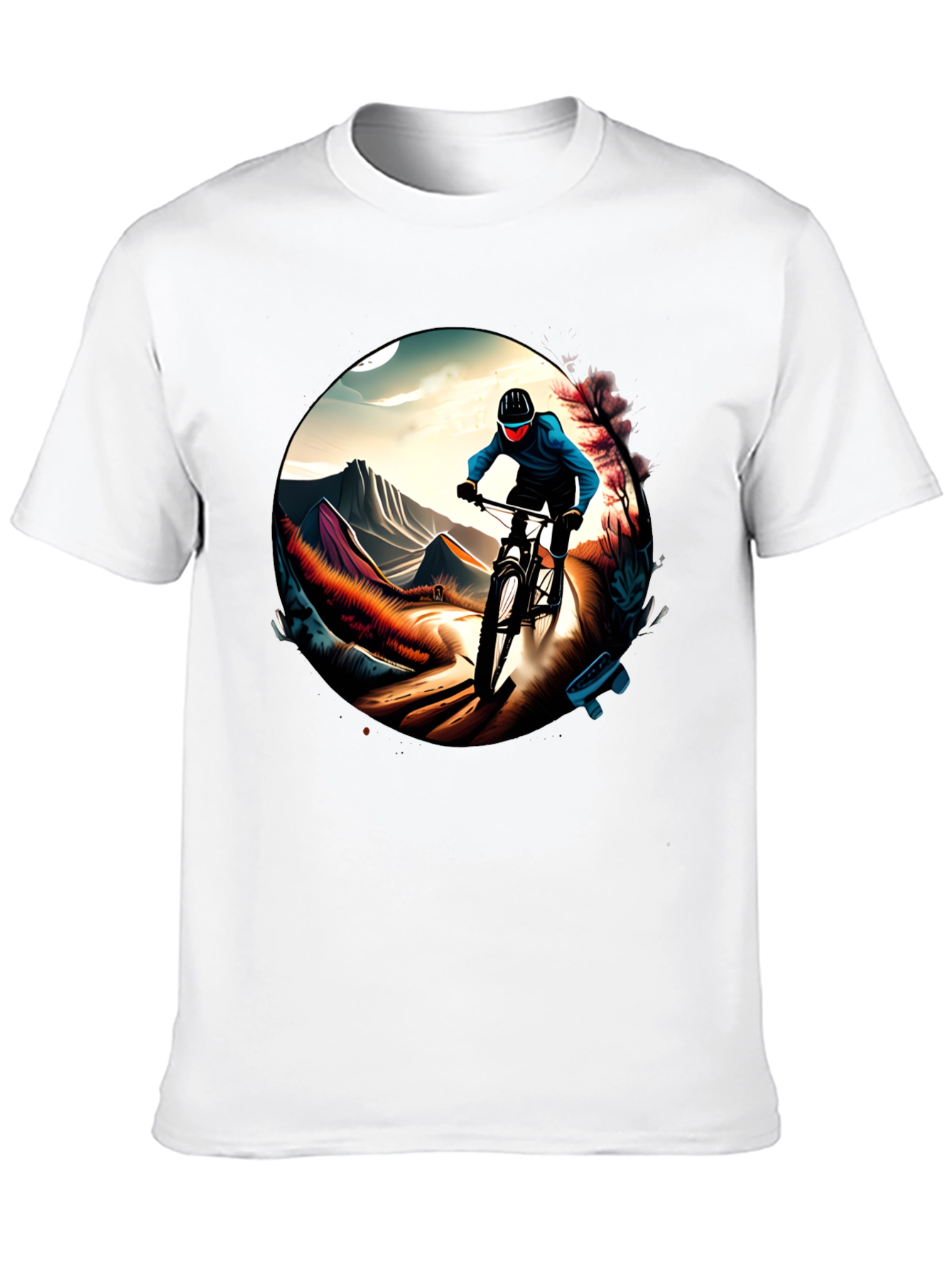 Mountain Biking Graphic Tee - Ride in Style