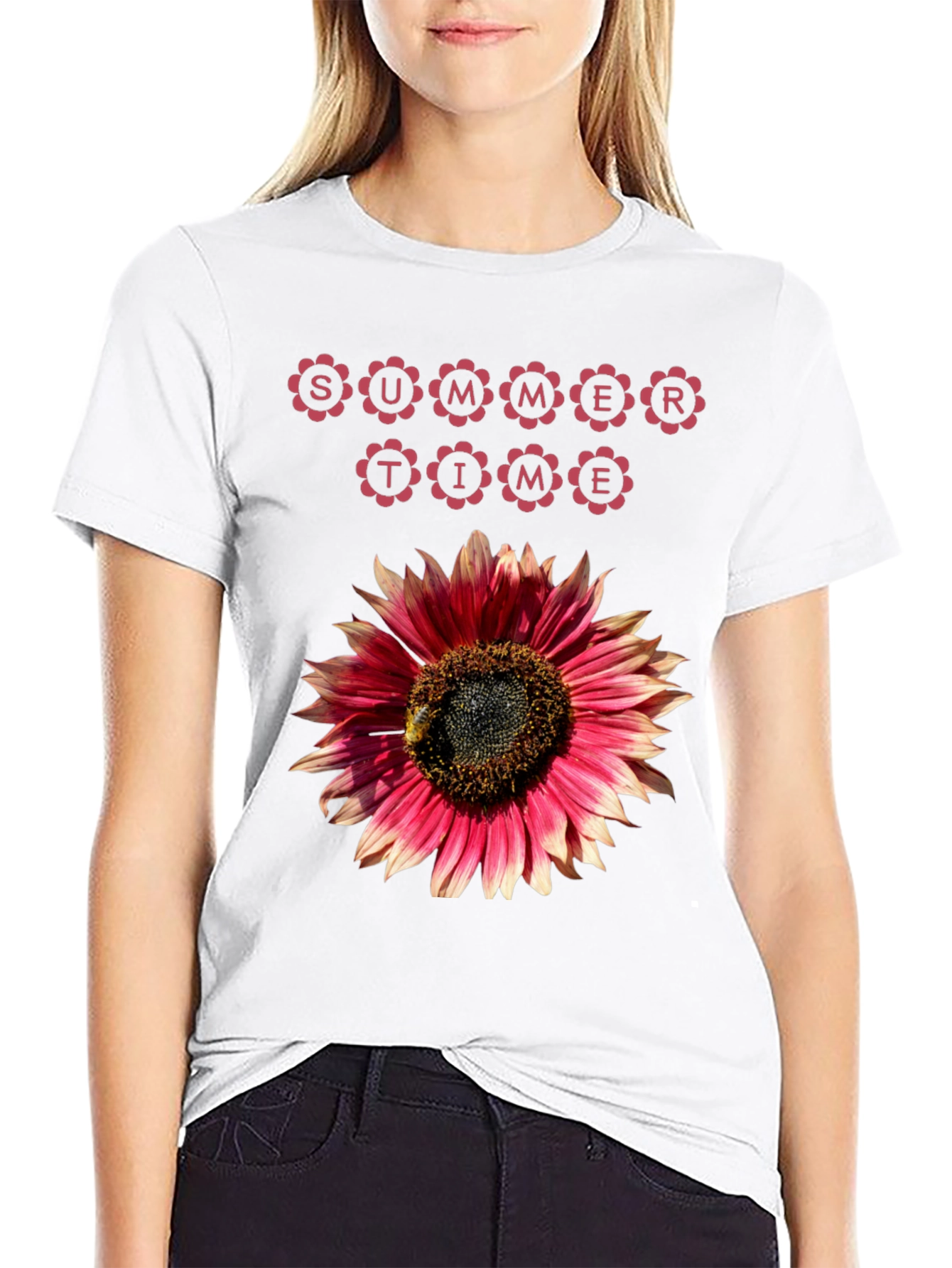 Summer Time Sunflower Graphic Tee