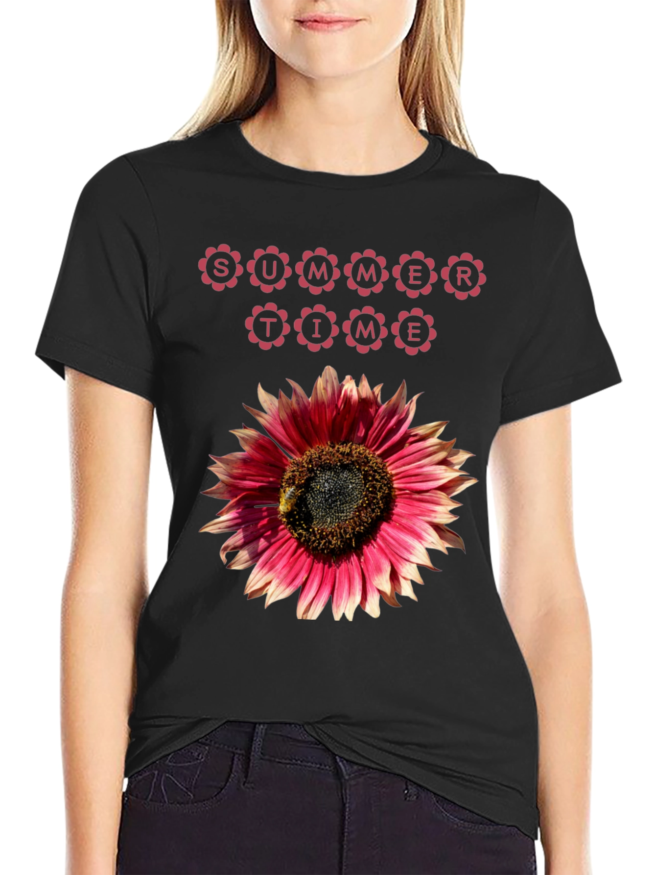 Summer Time Sunflower Graphic Tee
