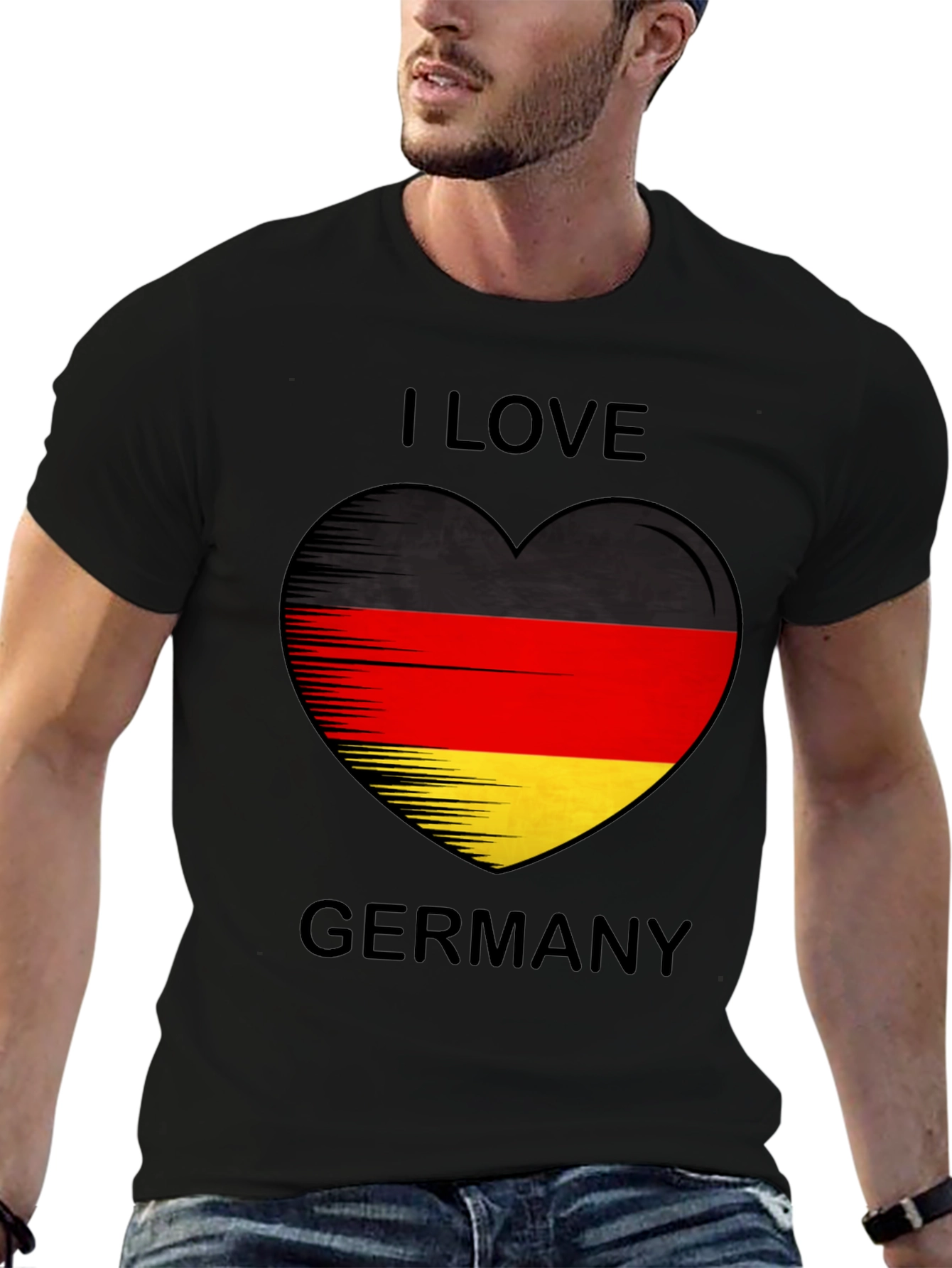 I Love Germany Flag Heart T-Shirt