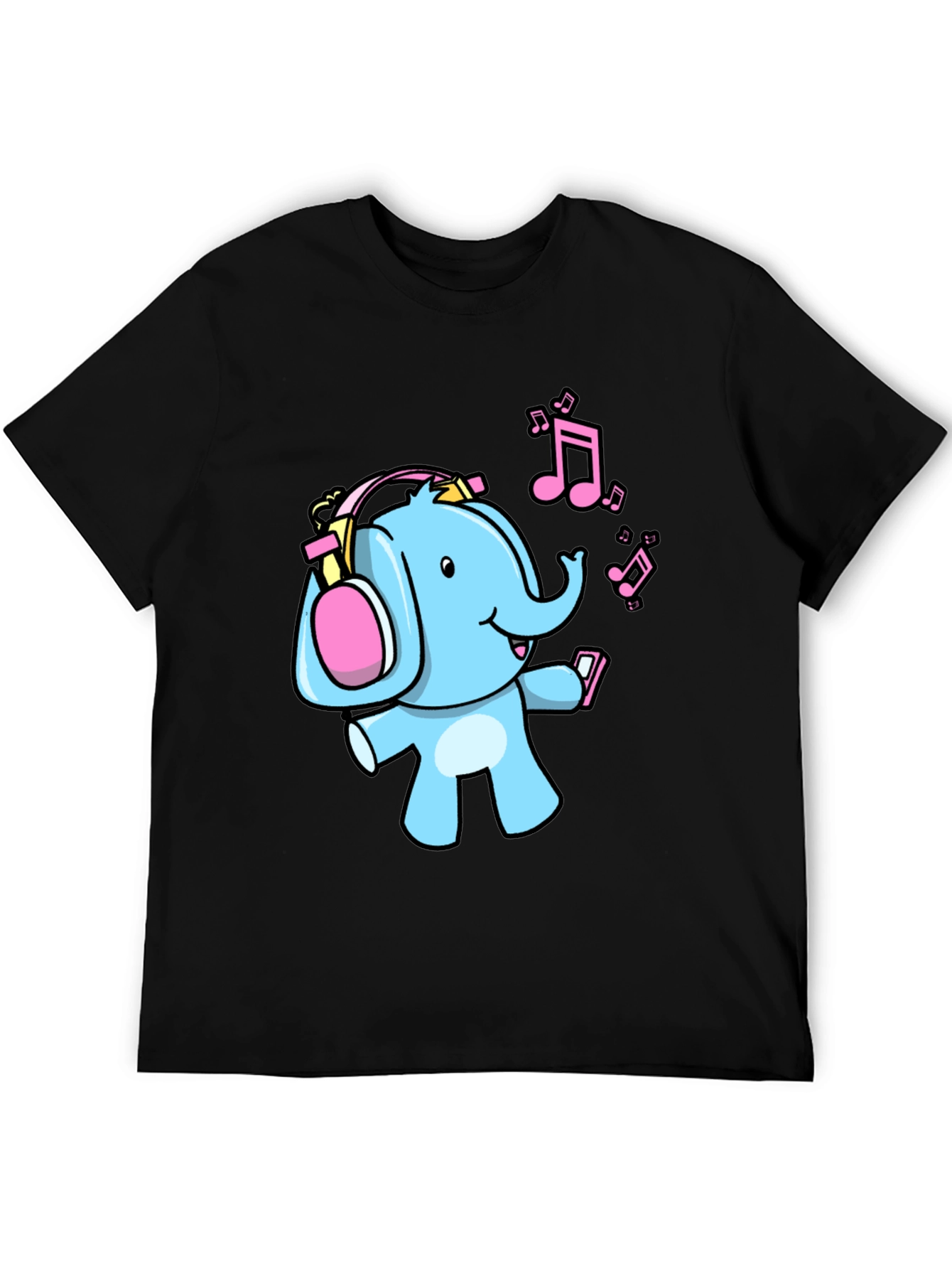 Elephant DJ Graphic Tee - Fun Music Lover Shirt