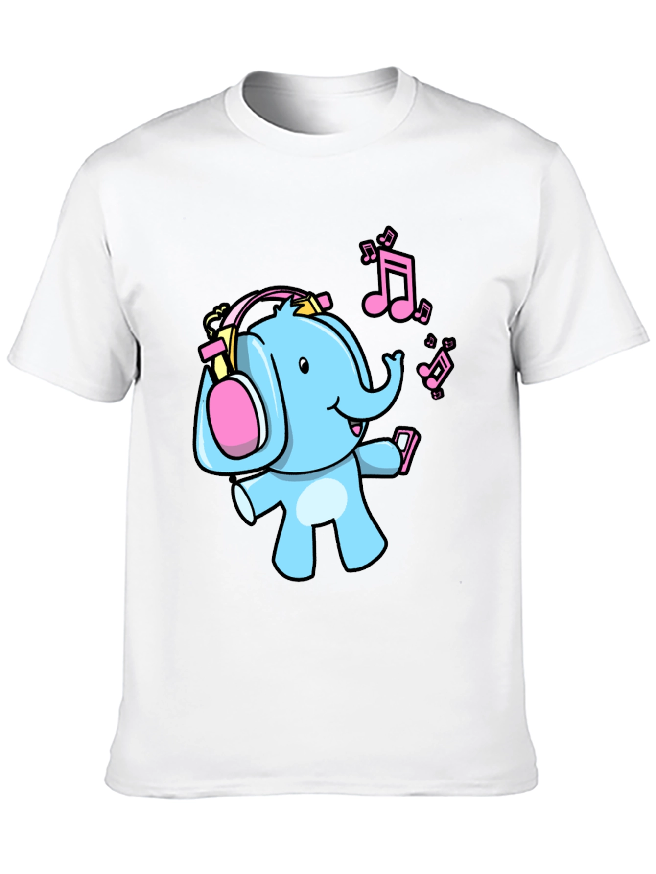 Elephant DJ Graphic Tee - Fun Music Lover Shirt