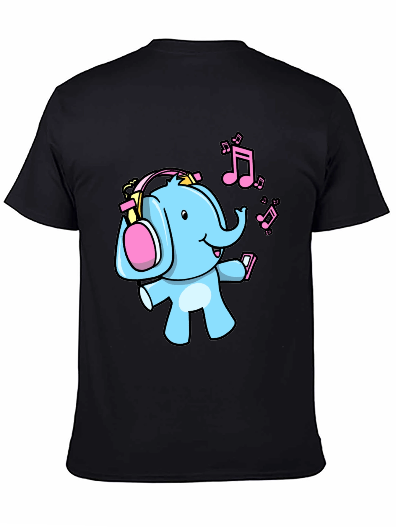 Elephant DJ Graphic Tee - Fun Music Lover Shirt