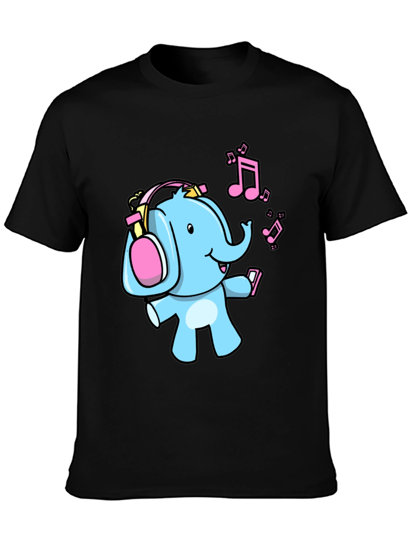 Elephant DJ Graphic Tee - Fun Music Lover Shirt