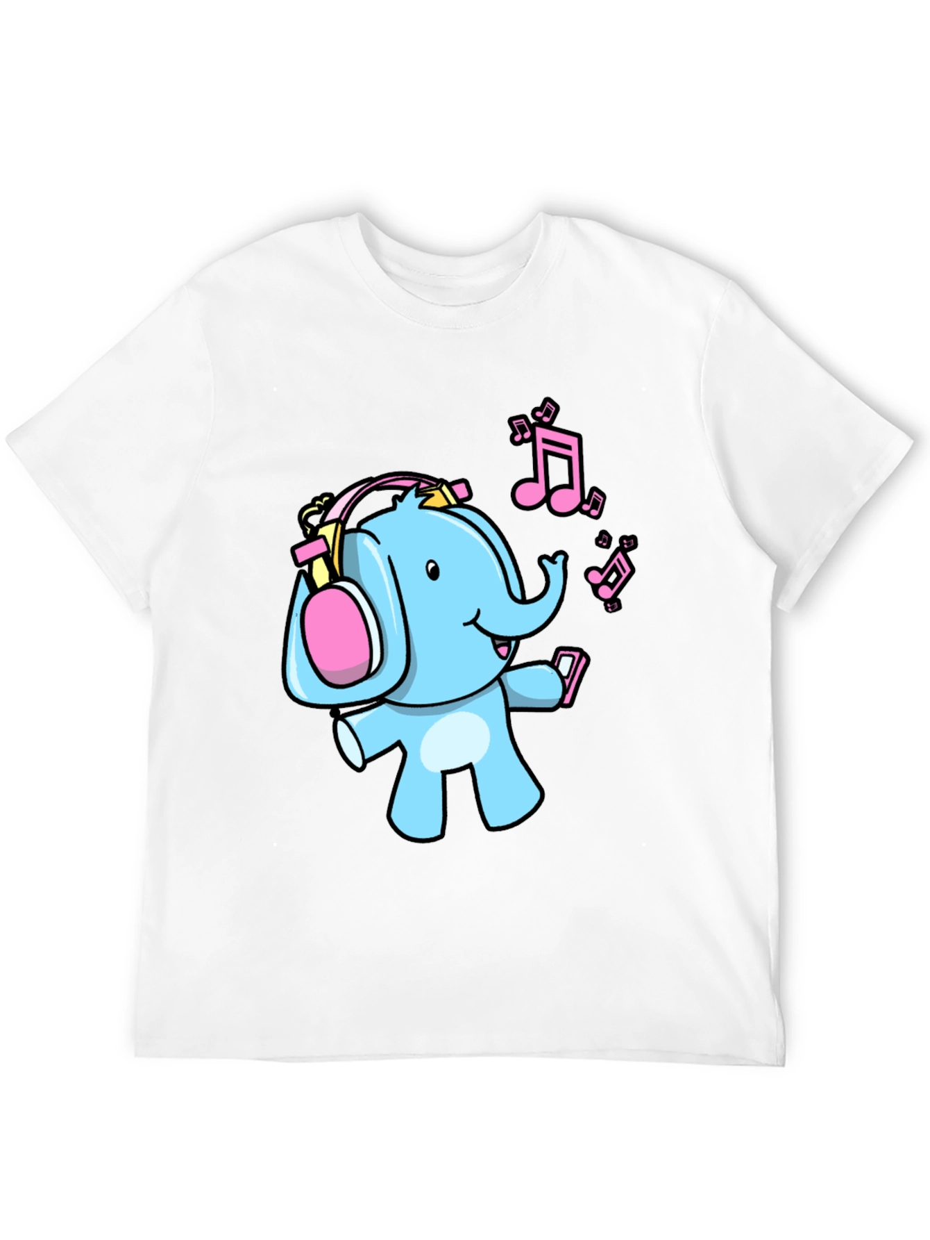 Elephant DJ Graphic Tee - Fun Music Lover Shirt