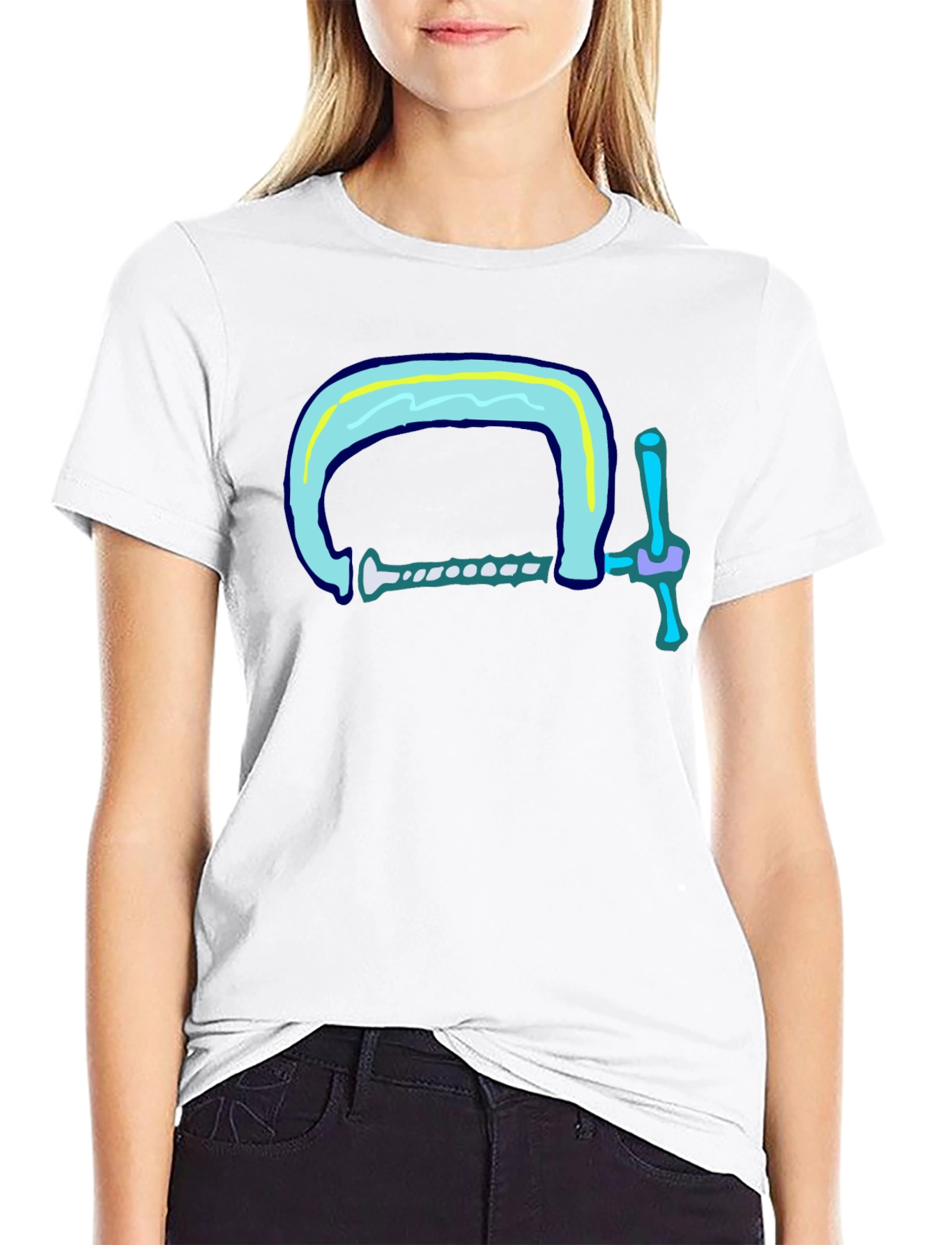 Clamp Graphic Tee - Cool & Comfy Black T-Shirt