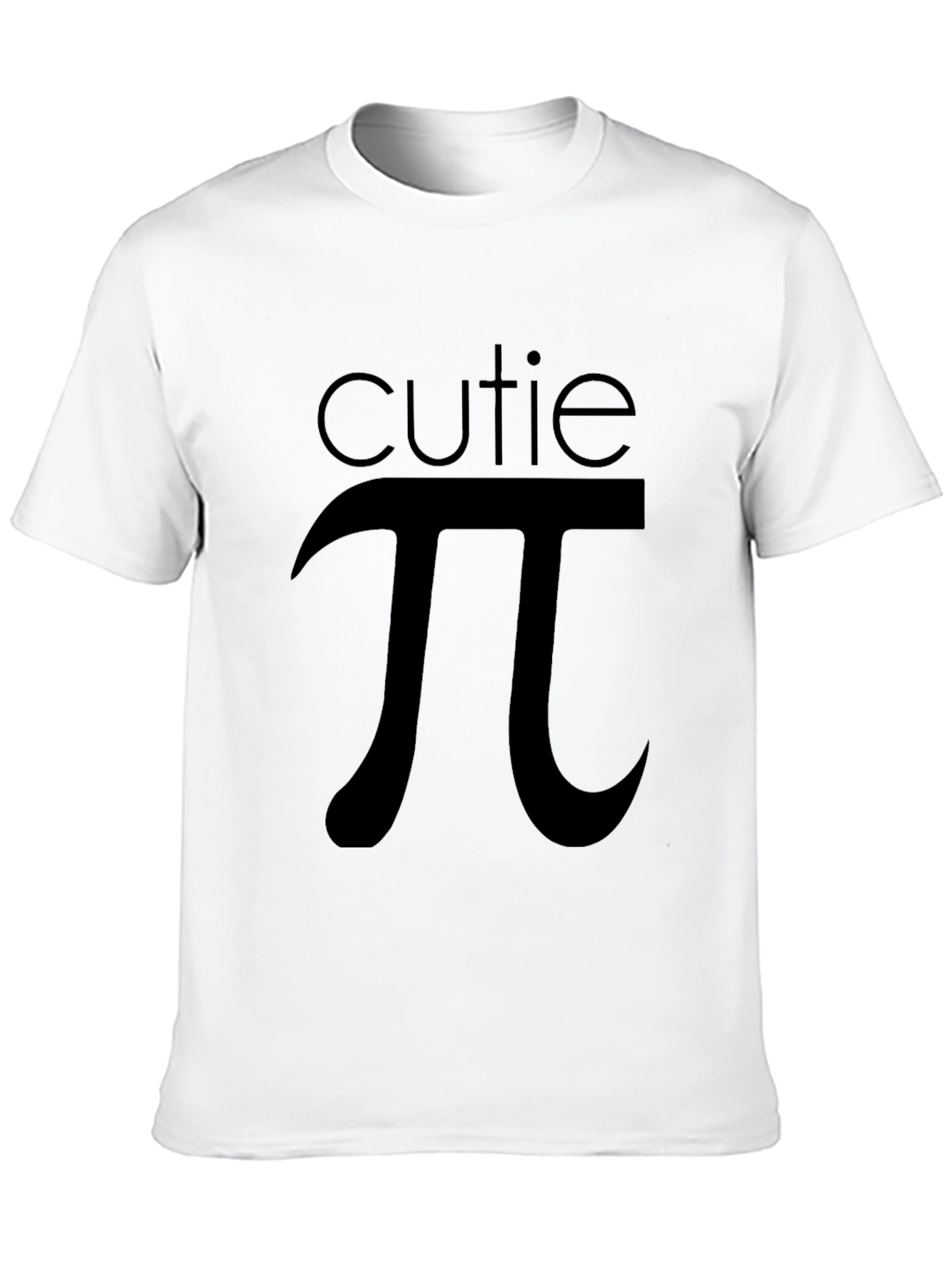 Cutie Pi Graphic Tee - Soft Black Cotton T-Shirt