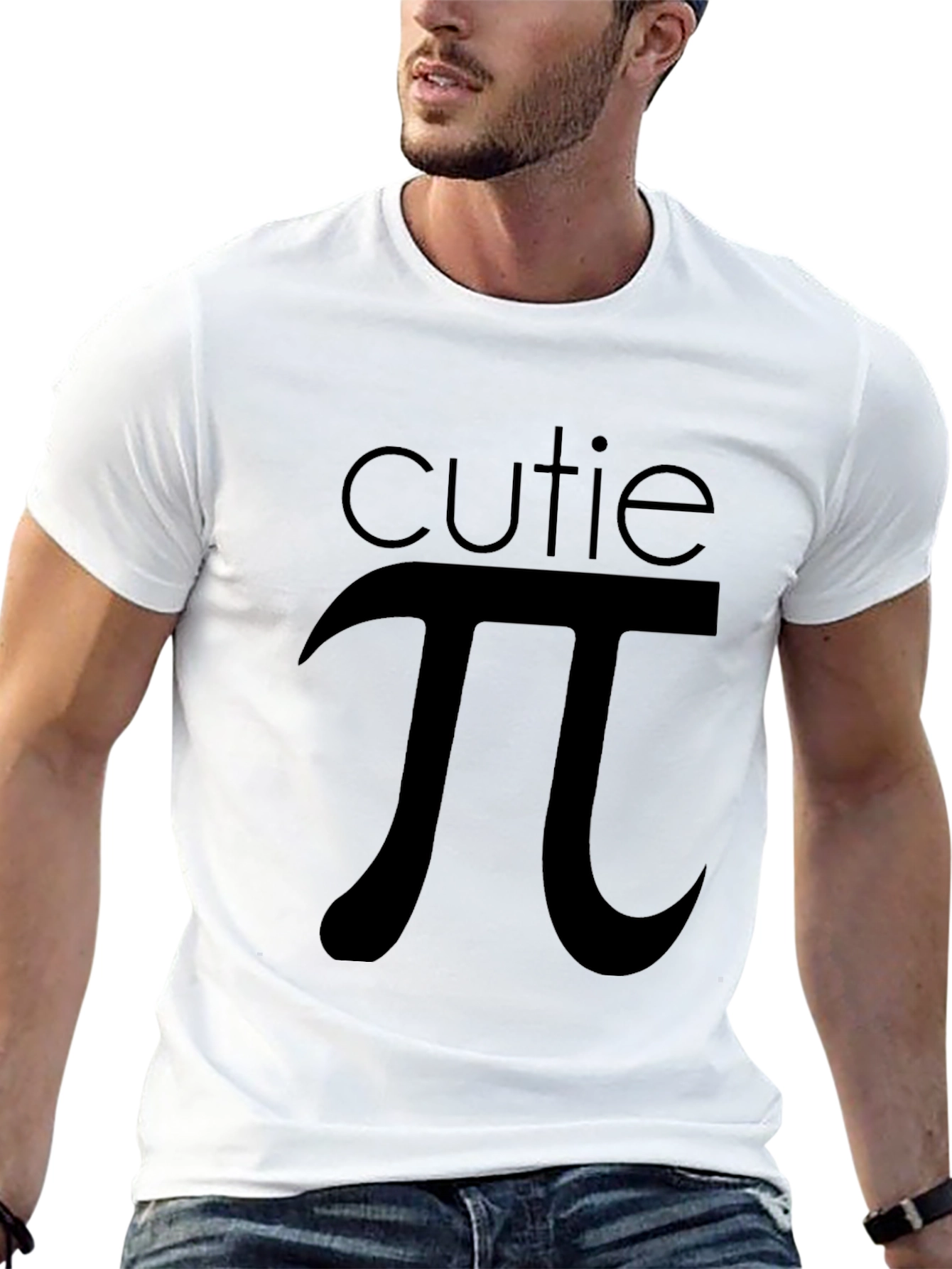 Cutie Pi Graphic Tee - Soft Black Cotton T-Shirt