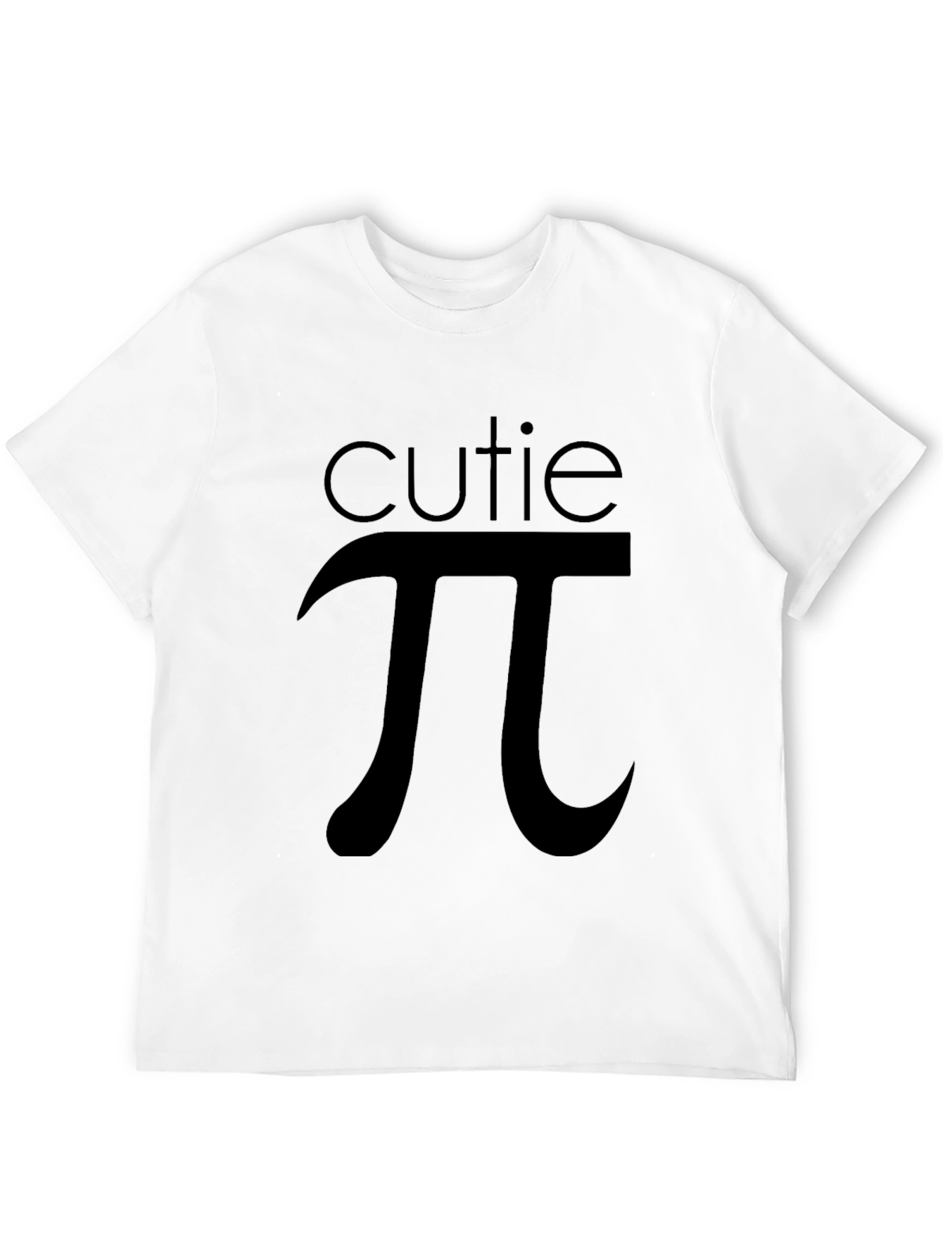 Cutie Pi Graphic Tee - Soft Black Cotton T-Shirt