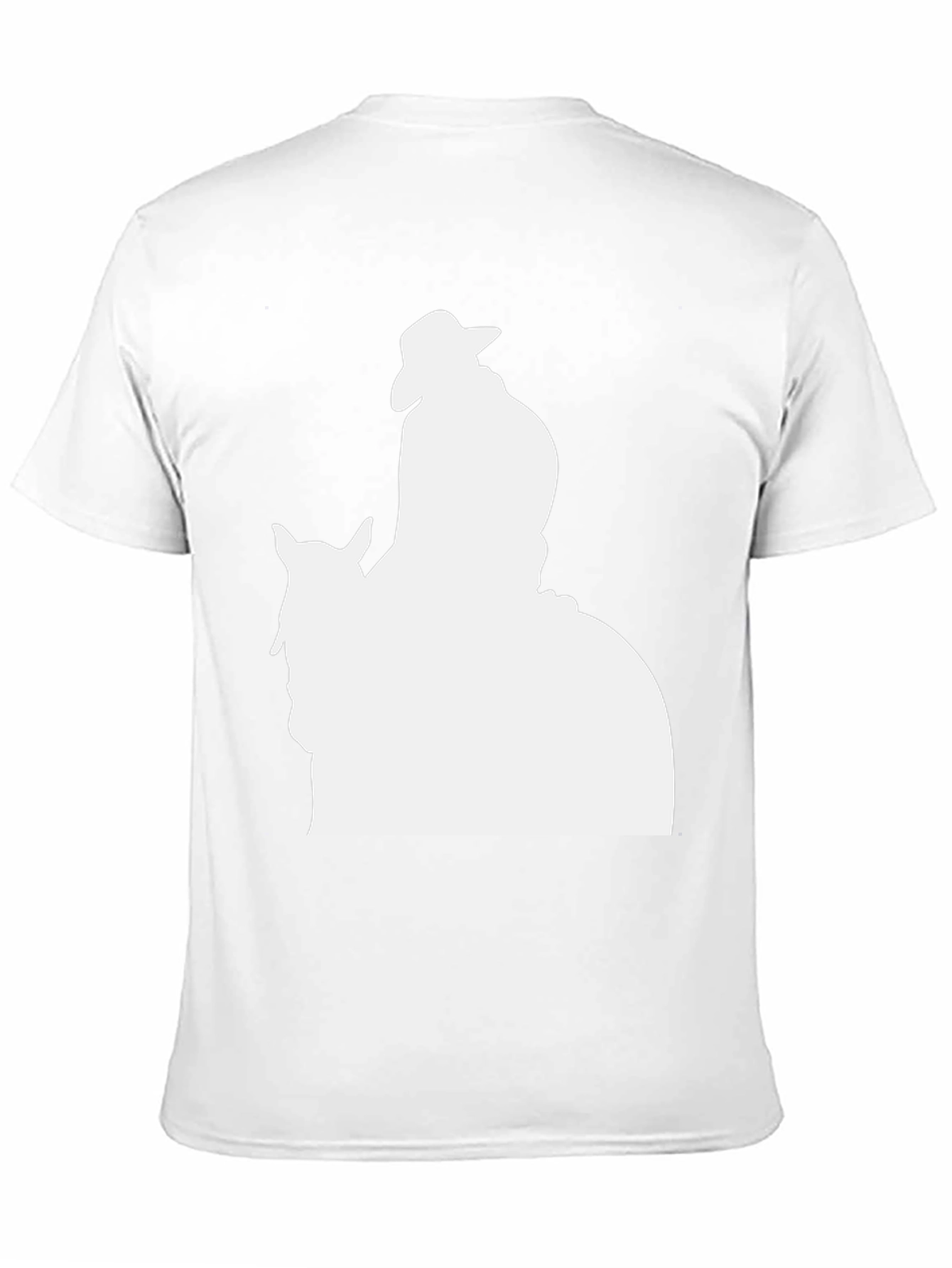 Cowboy Silhouette Graphic Tee - Classic Black