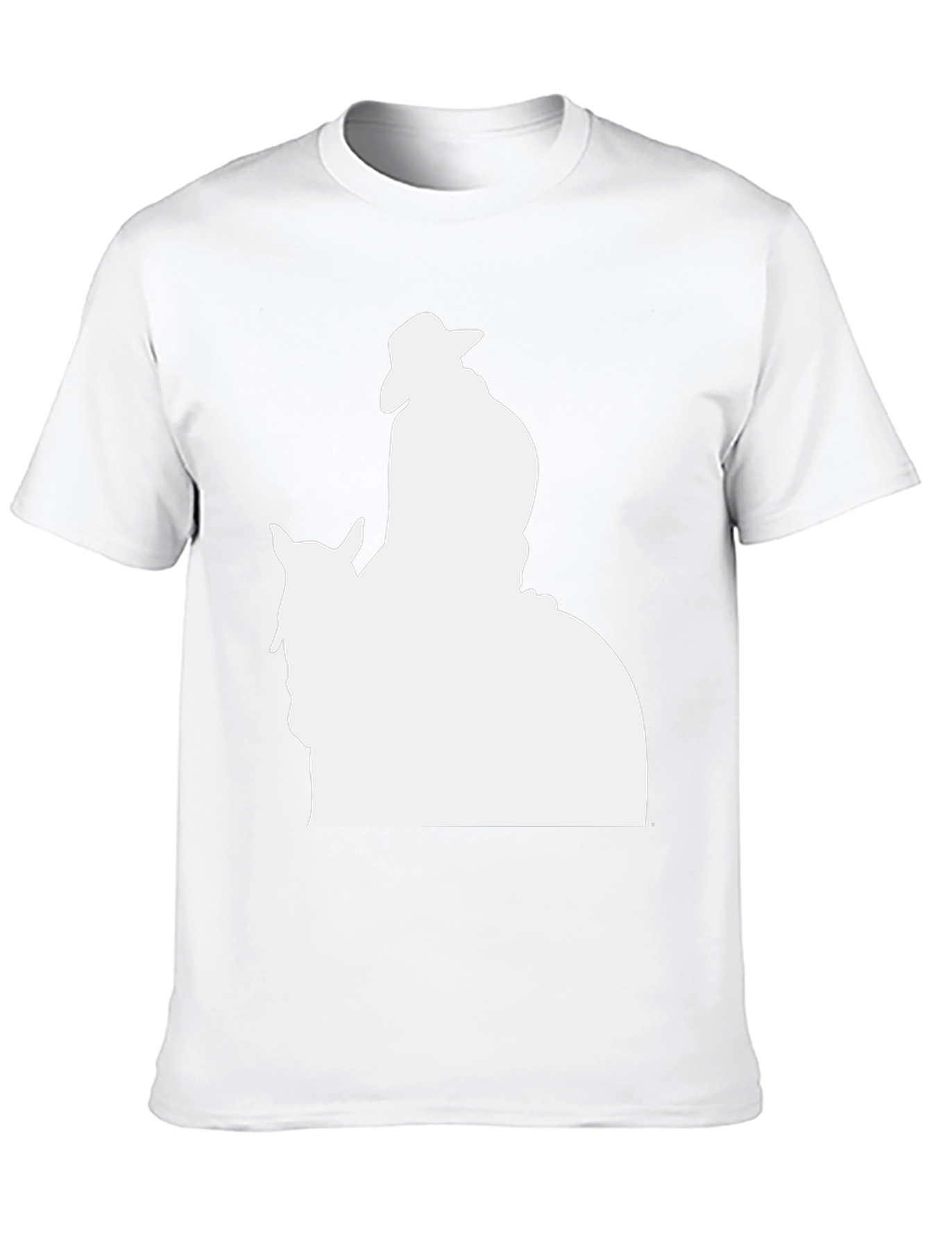 Cowboy Silhouette Graphic Tee - Classic Black