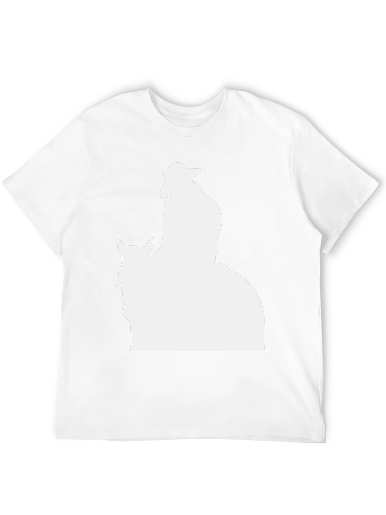 Cowboy Silhouette Graphic Tee - Classic Black