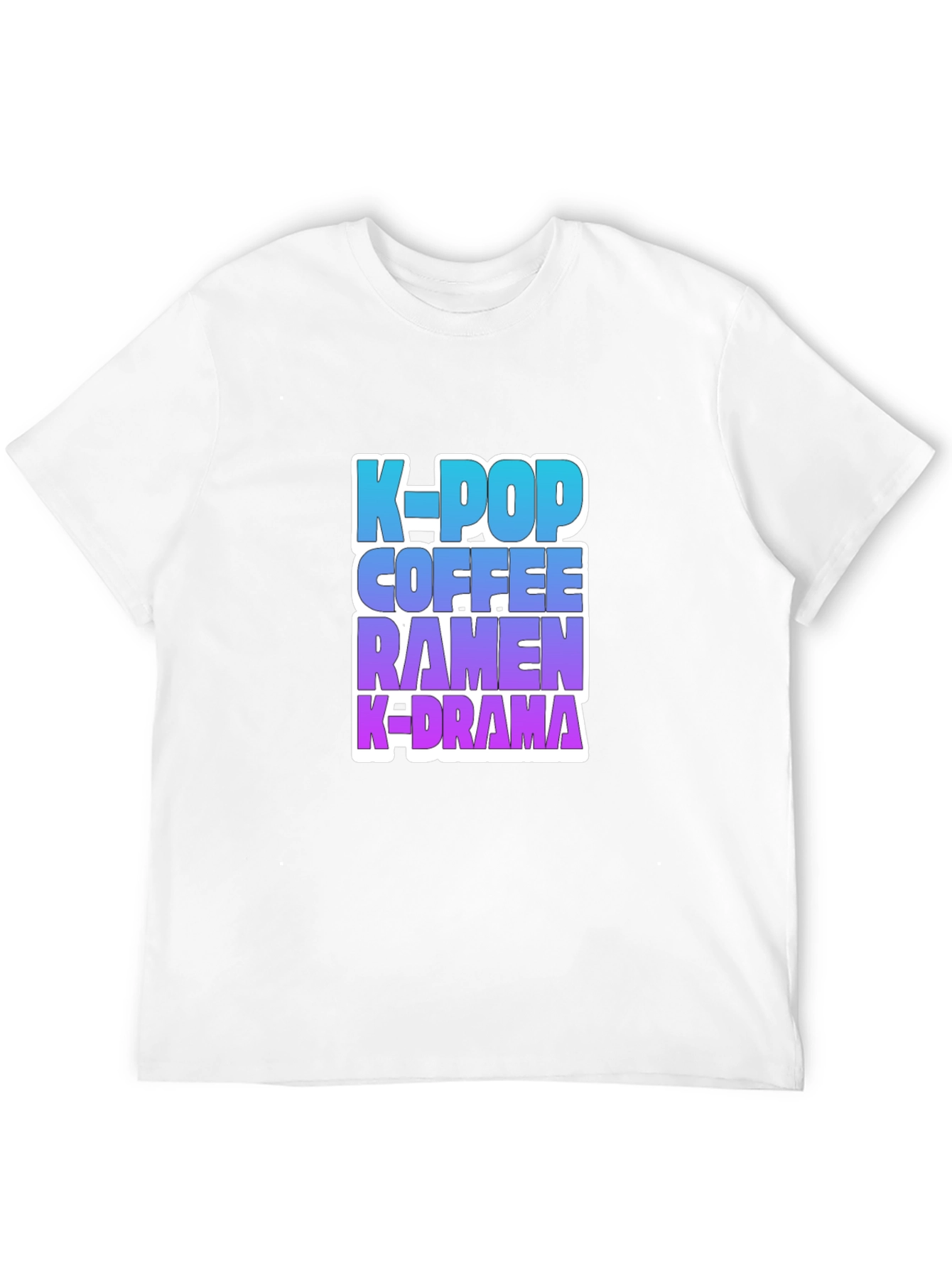K-Pop Coffee Ramen K-Drama T-Shirt