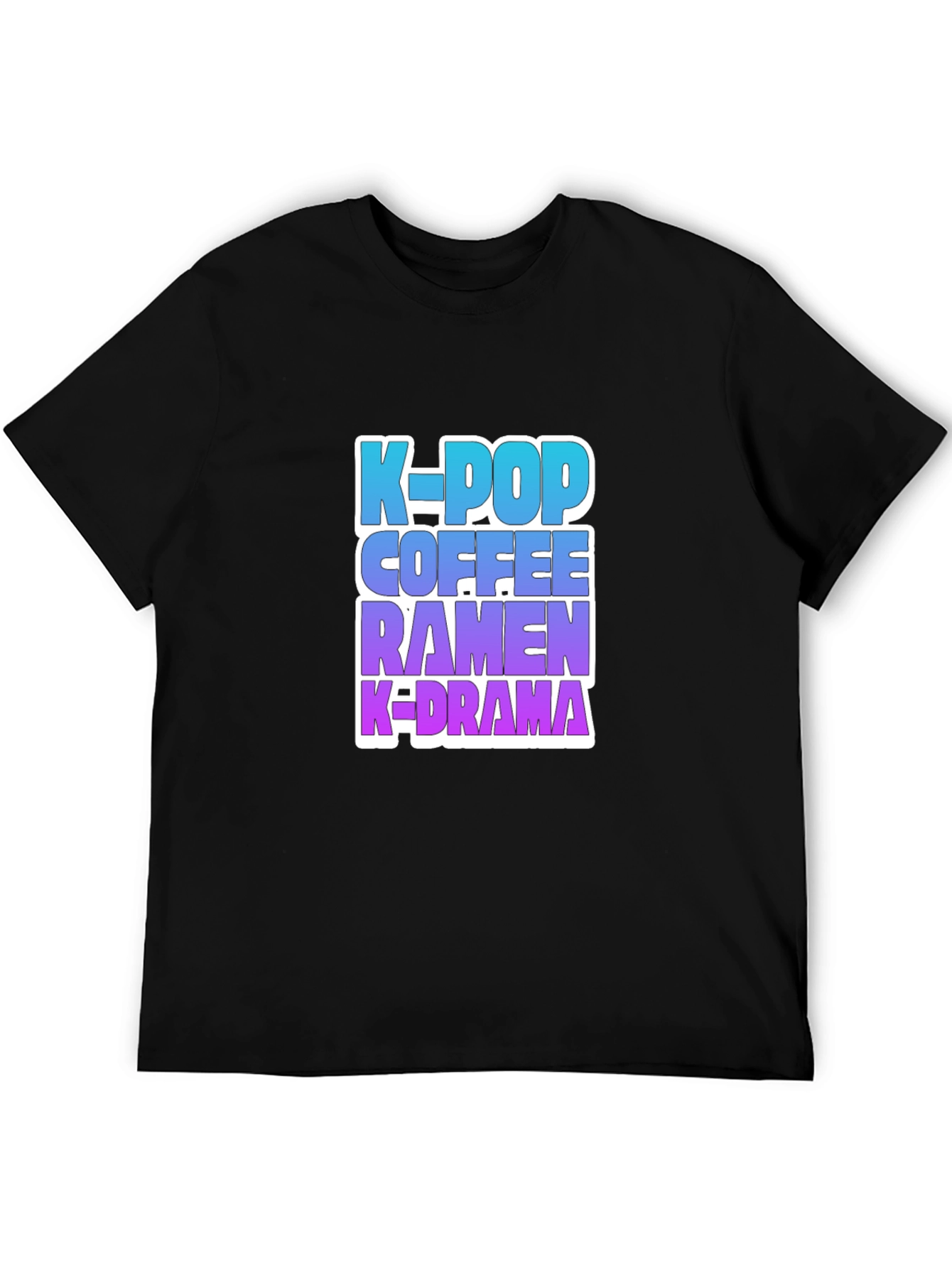 K-Pop Coffee Ramen K-Drama T-Shirt