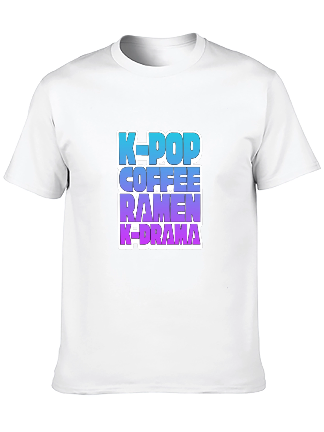 K-Pop Coffee Ramen K-Drama T-Shirt