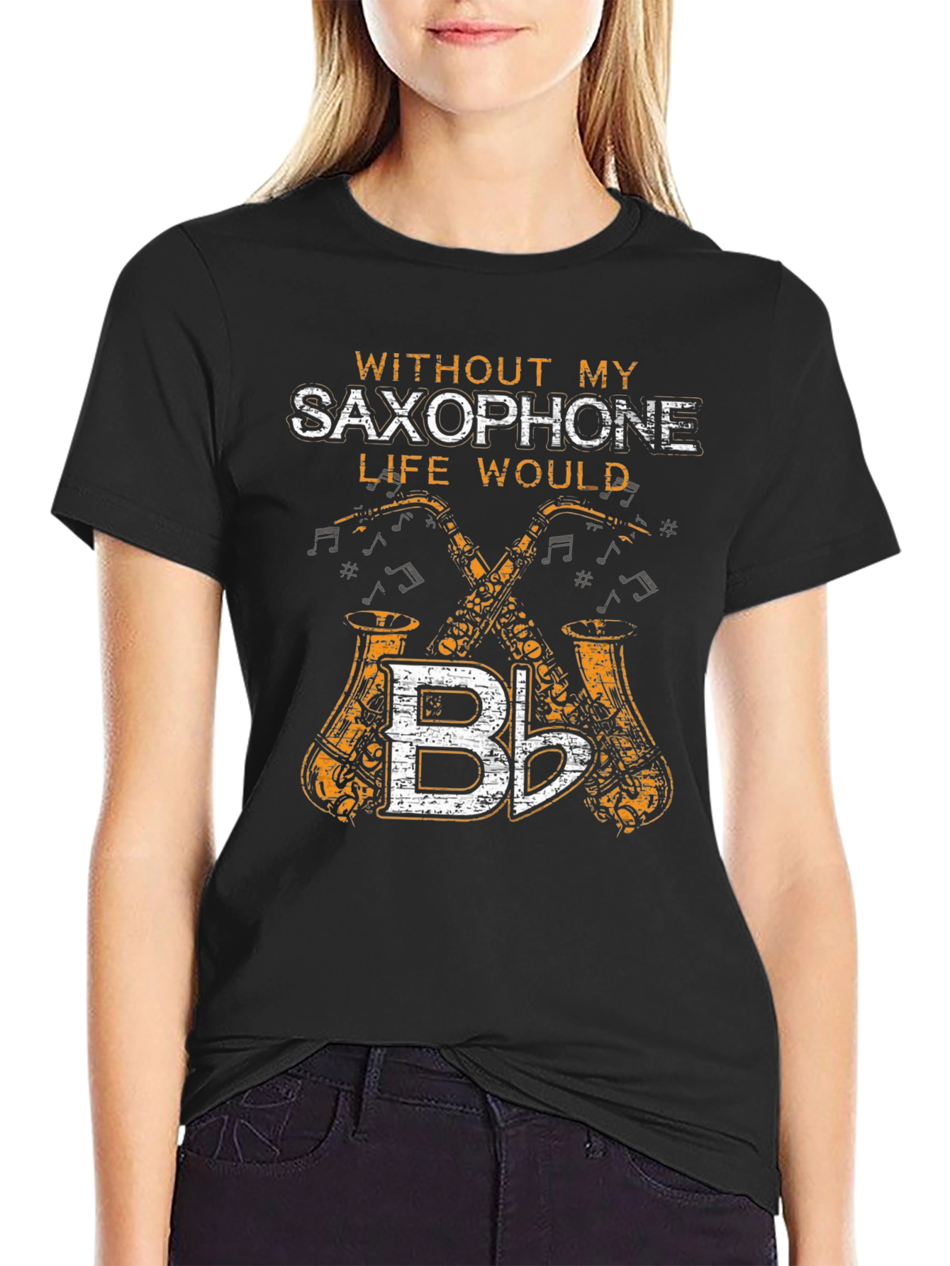 Saxophone Music Lover Graphic Tee - Musician Shirt