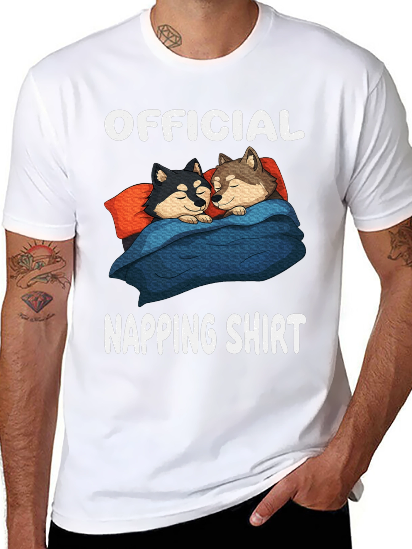 Official Napping Shirt - Sleeping Dogs Graphic Tee