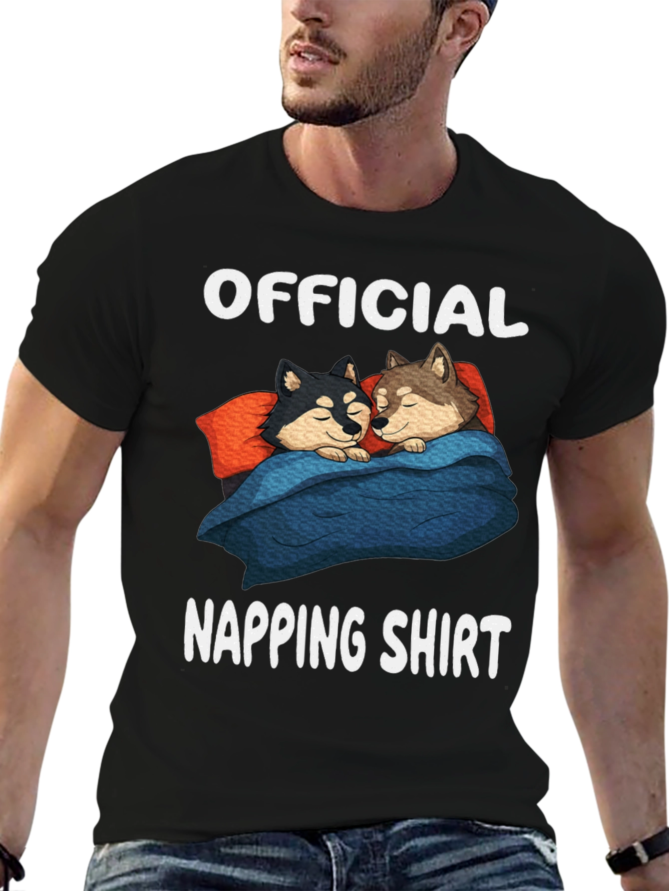 Official Napping Shirt - Sleeping Dogs Graphic Tee