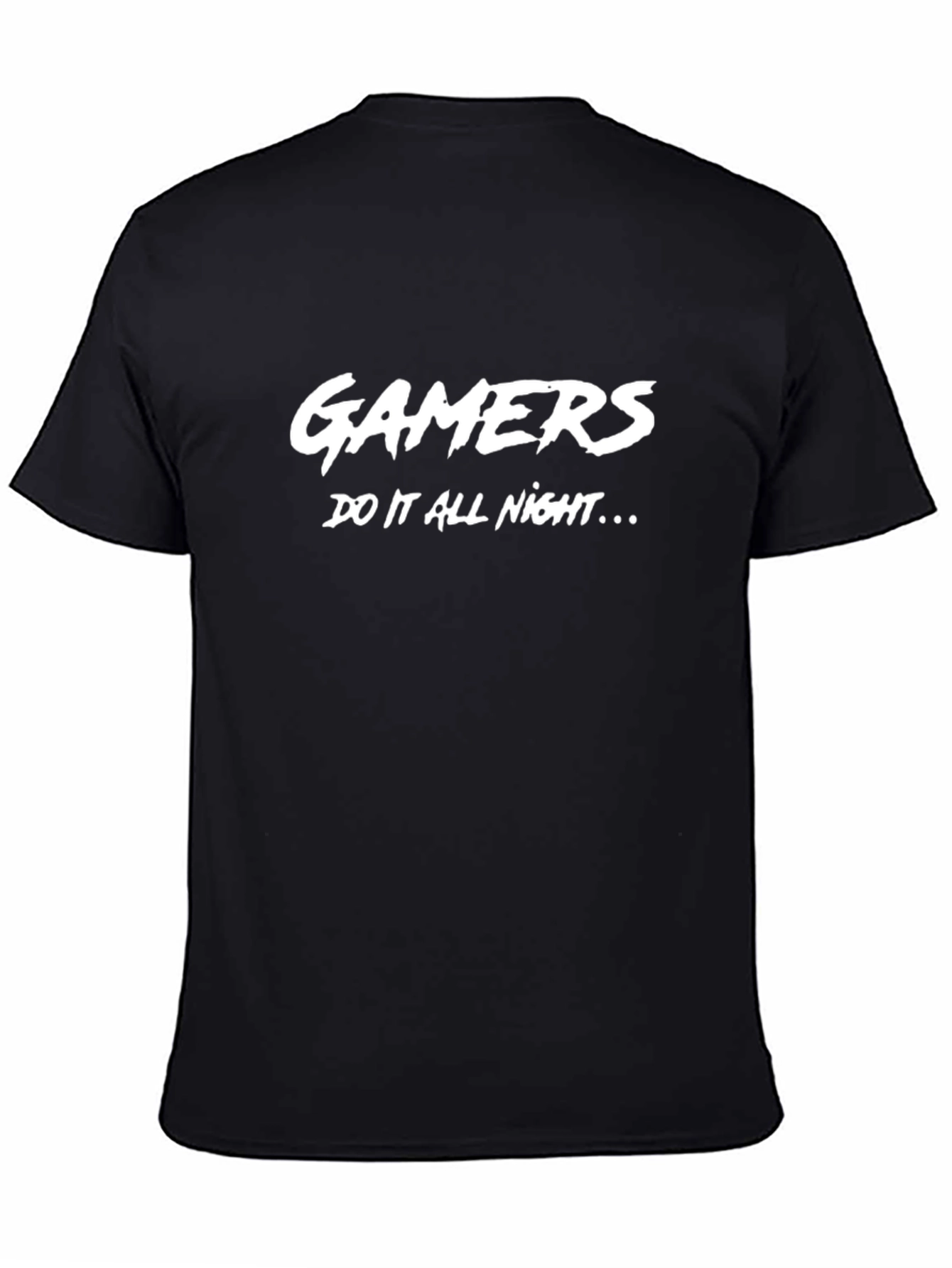 Gamers Do It All Night T-Shirt - Black