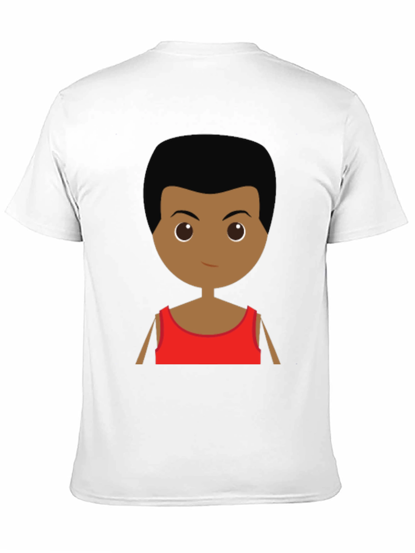 Cartoon Character Graphic Tee - Black