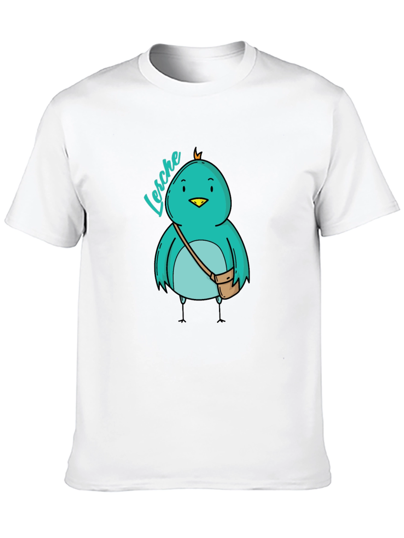 Cute Bird Graphic Tee - Unisex Black T-Shirt