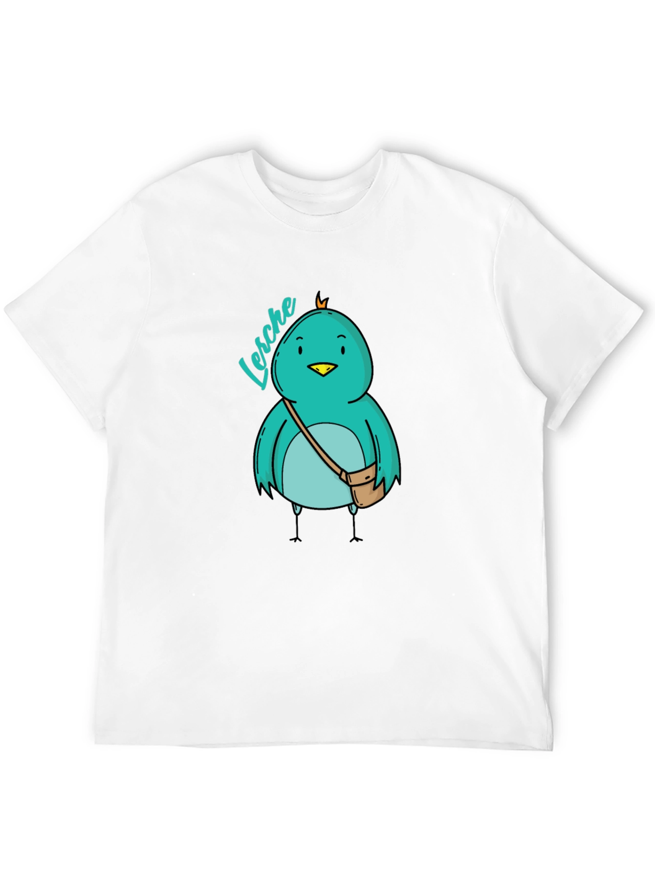 Cute Bird Graphic Tee - Unisex Black T-Shirt