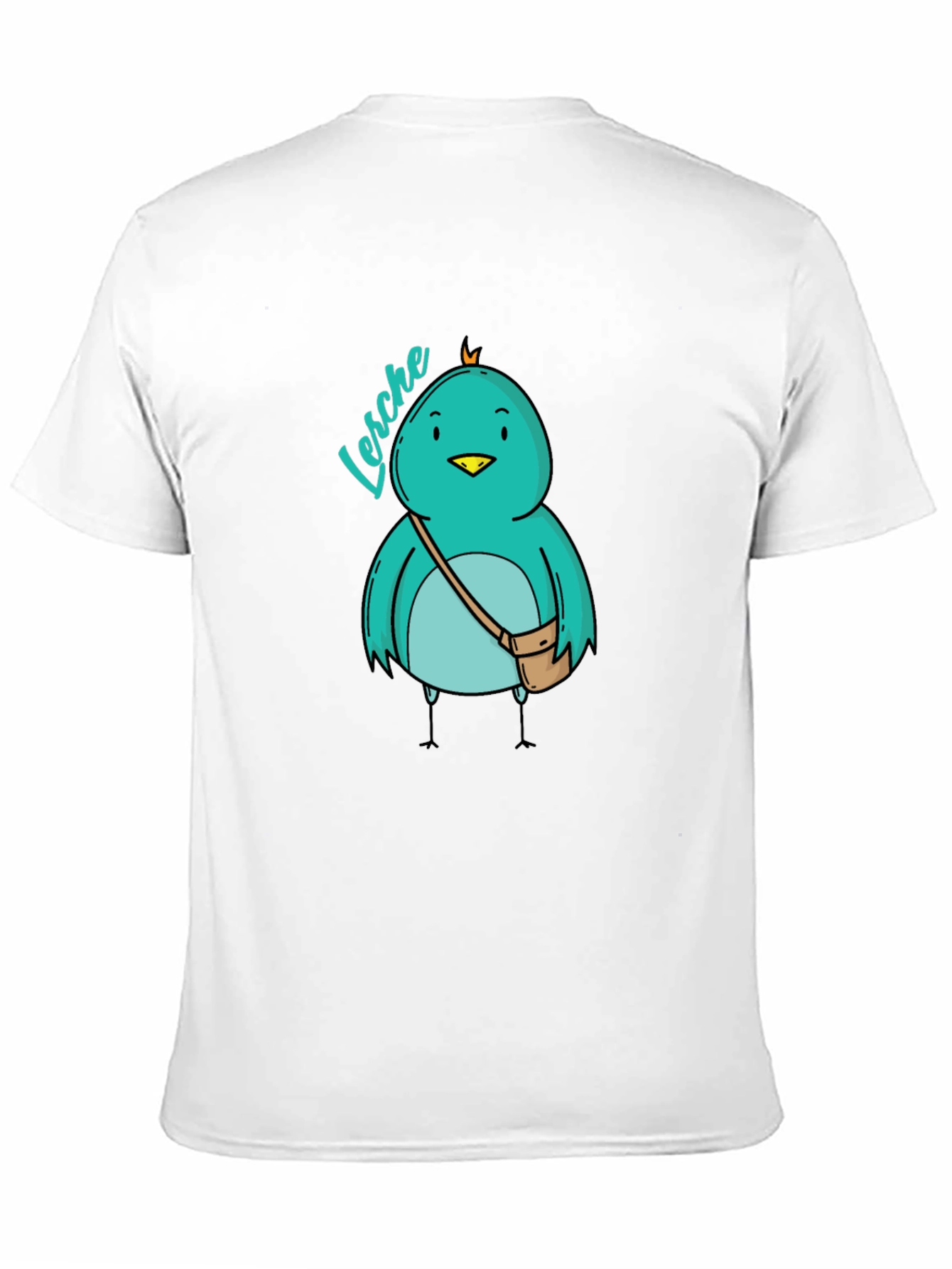 Cute Bird Graphic Tee - Unisex Black T-Shirt