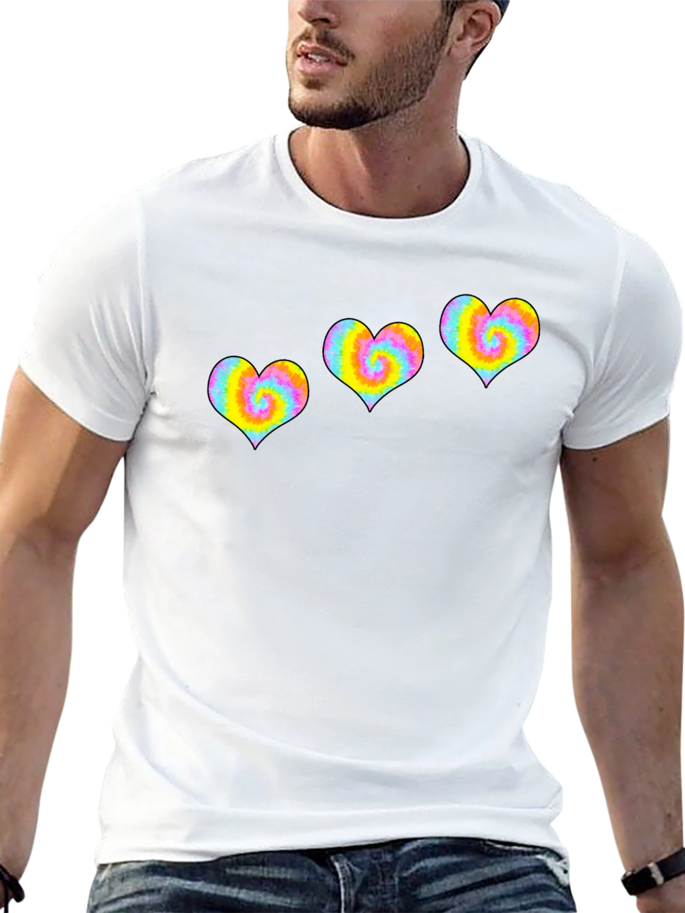 Tie-Dye Heart T-Shirt - Groovy Style