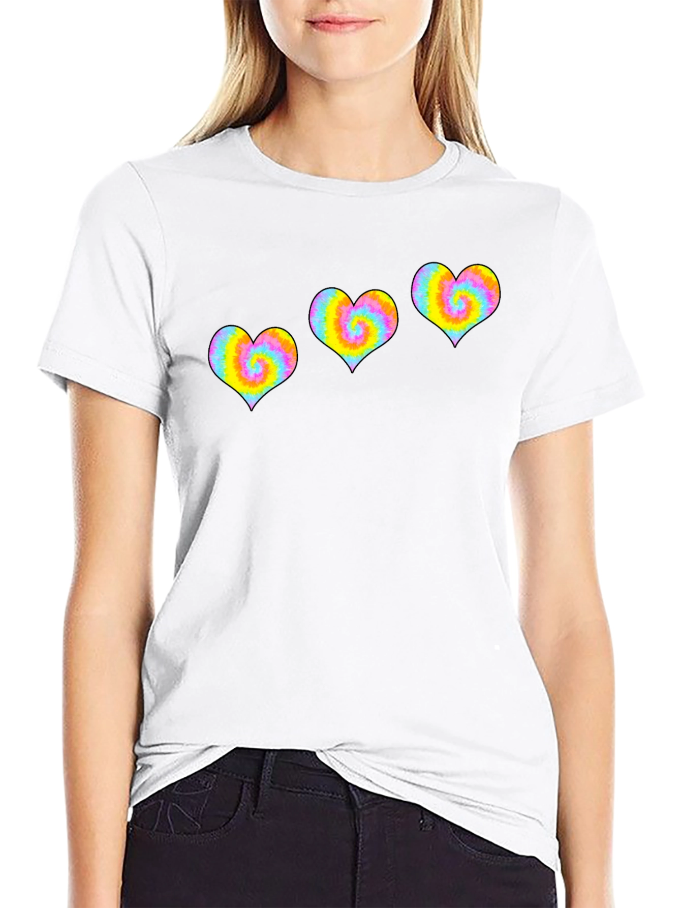 Tie-Dye Heart T-Shirt - Groovy Style