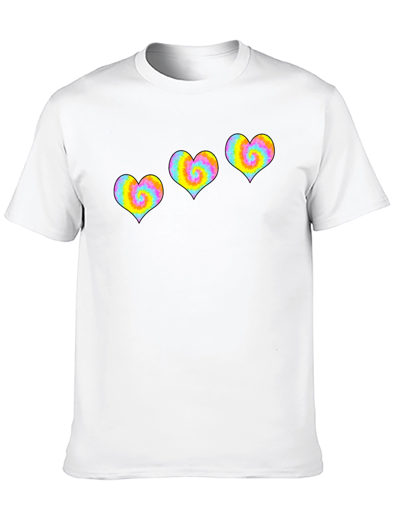 Tie-Dye Heart T-Shirt - Groovy Style