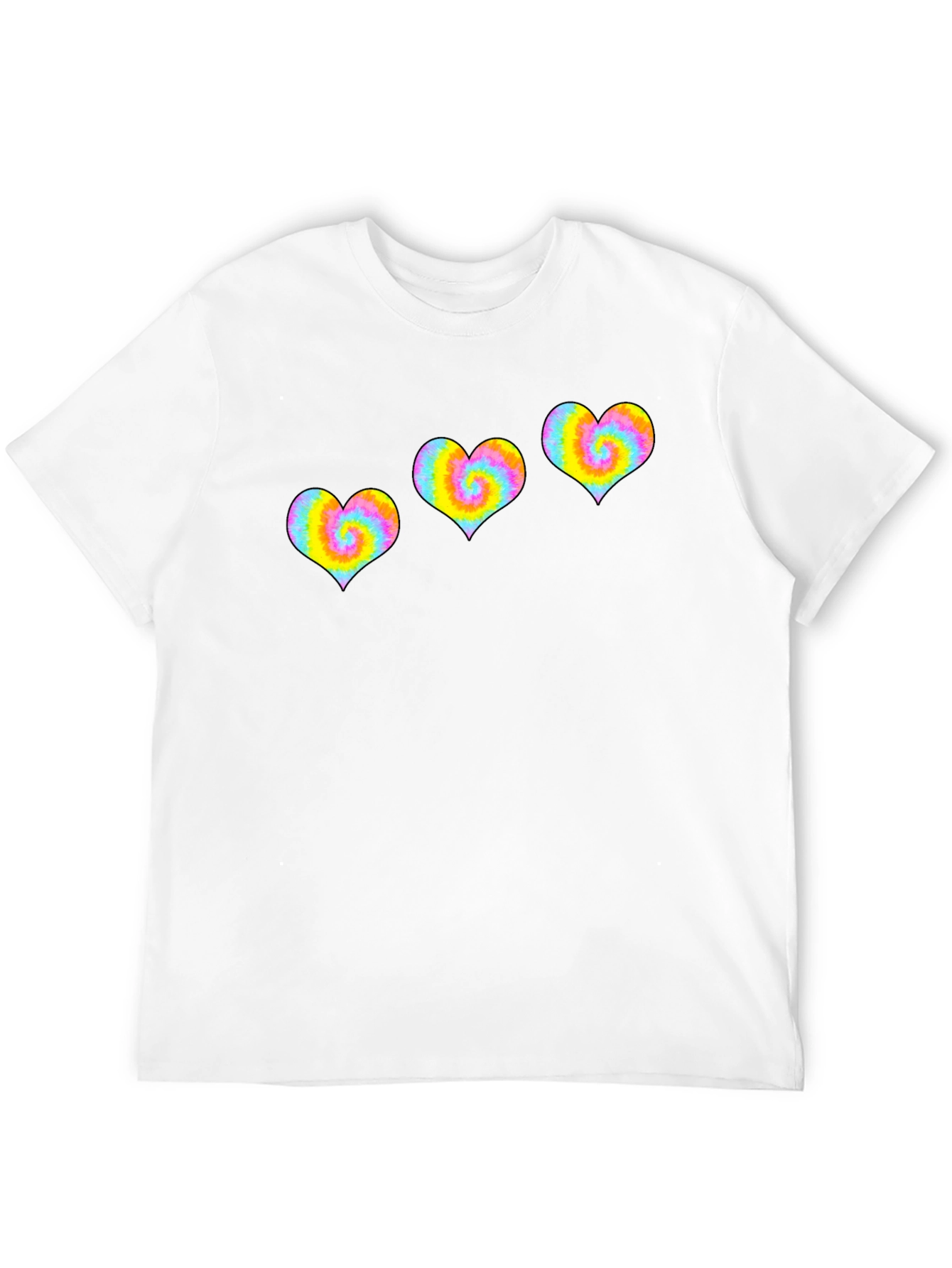 Tie-Dye Heart T-Shirt - Groovy Style
