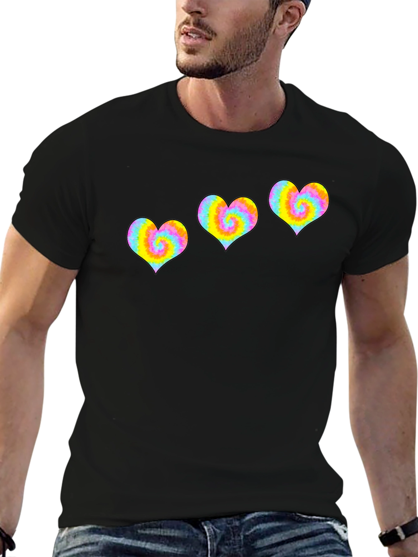 Tie-Dye Heart T-Shirt - Groovy Style