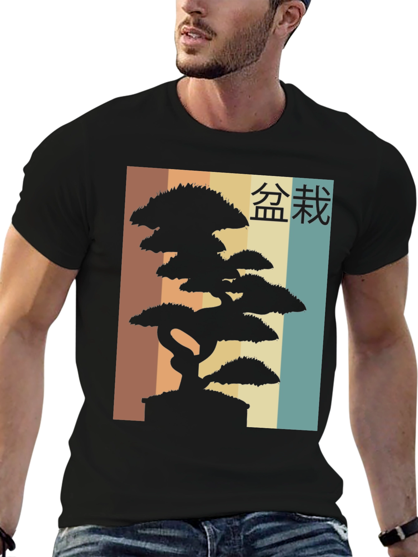 Bonsai Tree Graphic Tee - Japanese Aesthetic T-Shirt