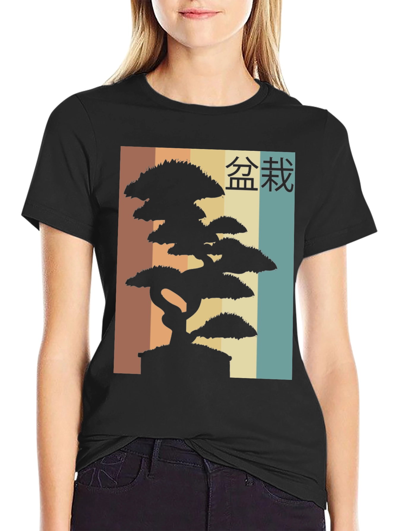 Bonsai Tree Graphic Tee - Japanese Aesthetic T-Shirt