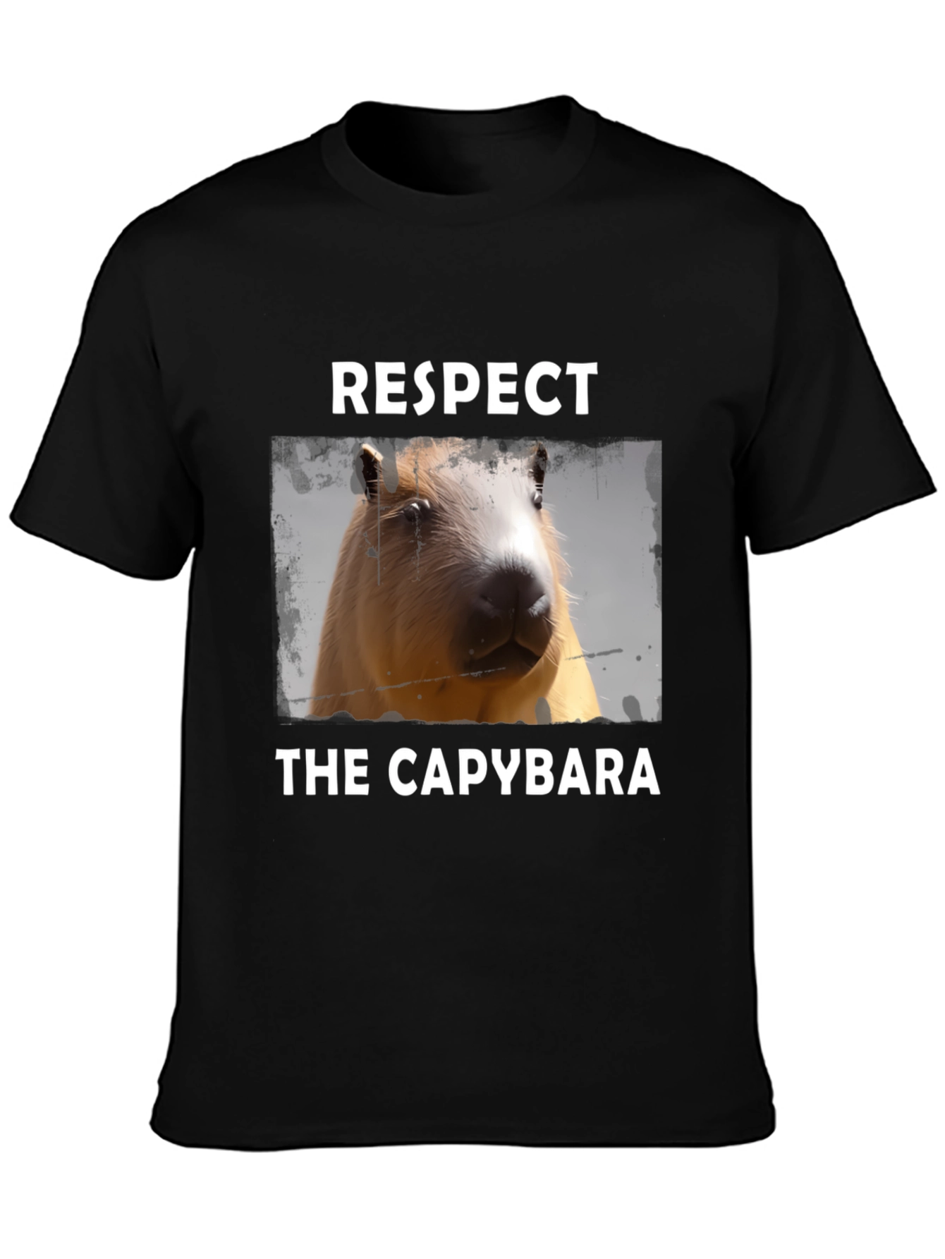 Respect the Capybara Graphic T-Shirt