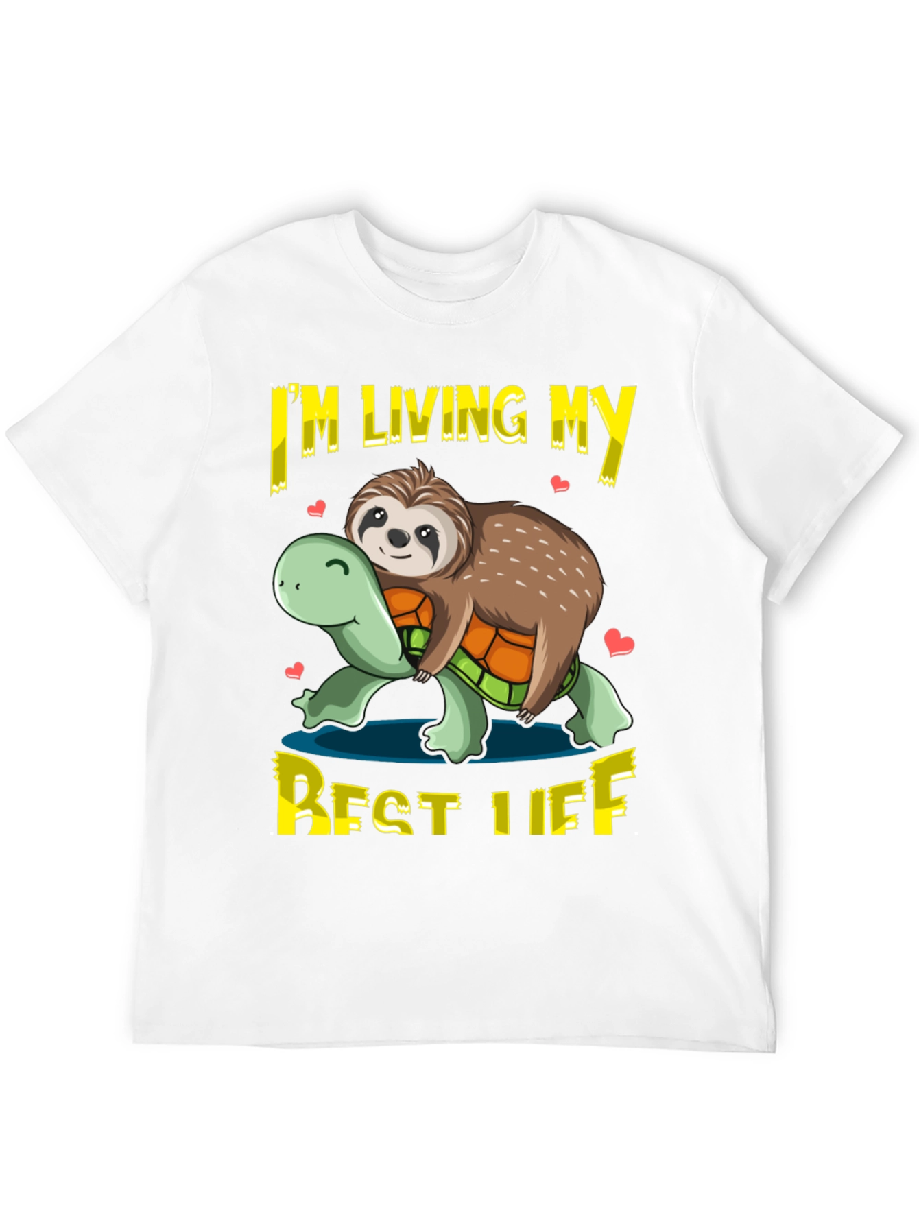 Sloth & Turtle Best Life Graphic T-Shirt
