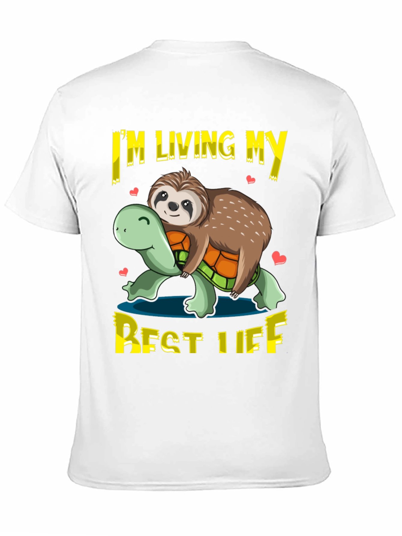 Sloth & Turtle Best Life Graphic T-Shirt
