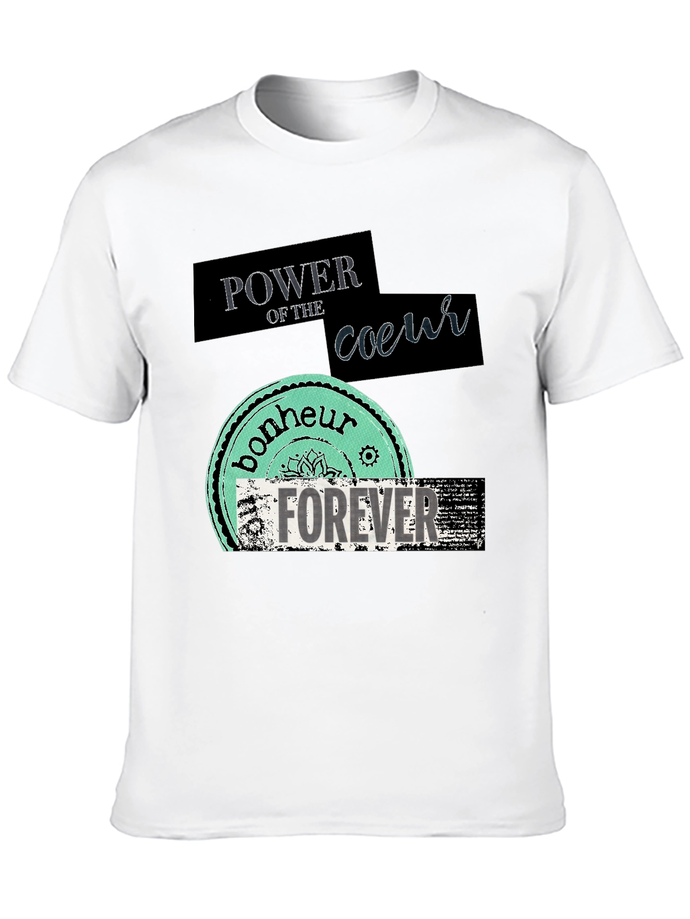 Power of Coeur Graphic T-Shirt