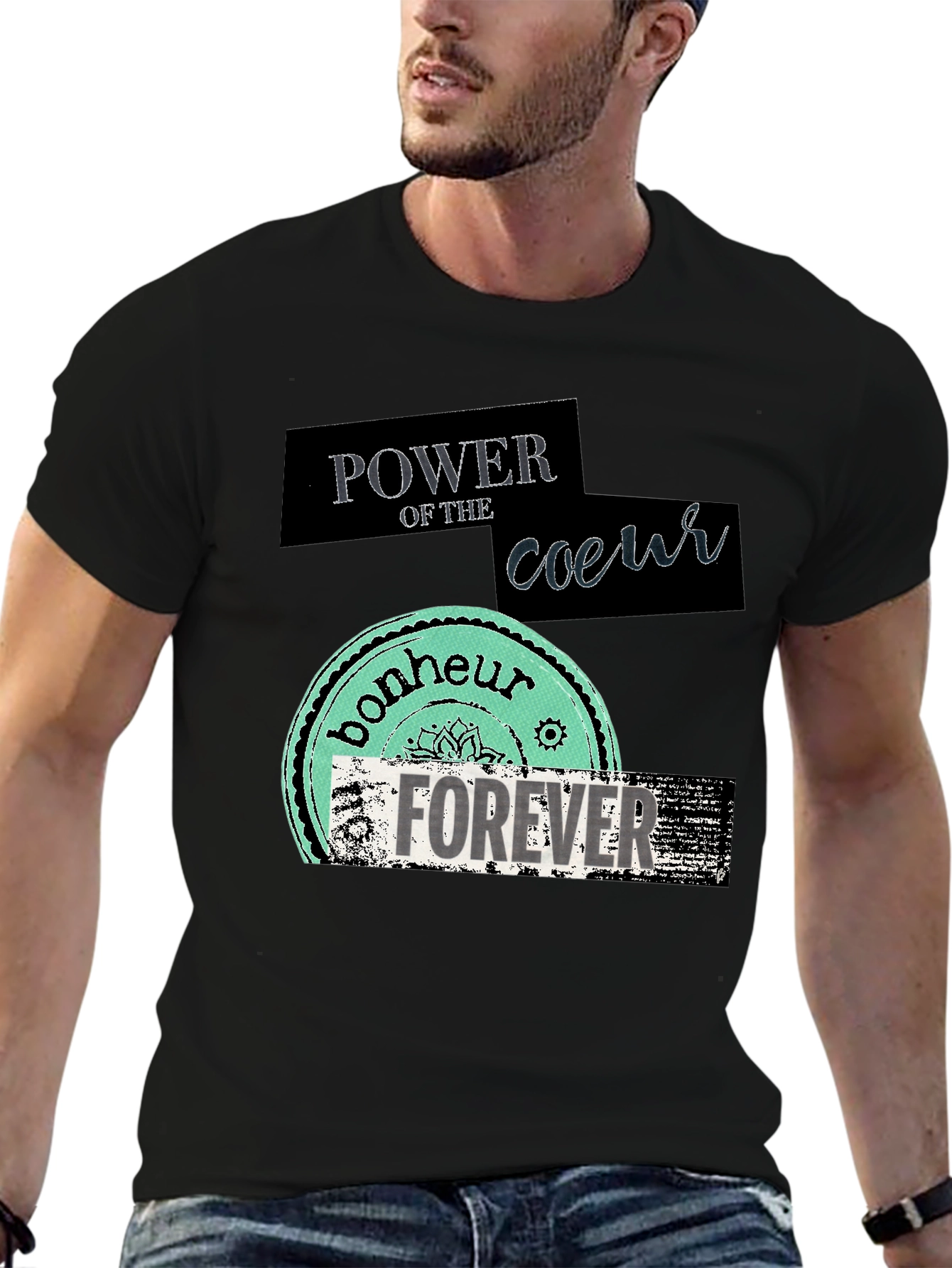 Power of Coeur Graphic T-Shirt