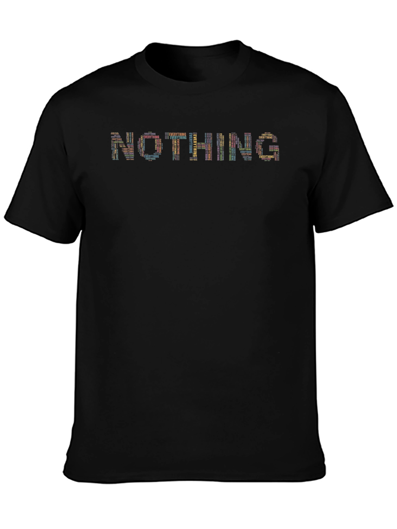 Nothing T-Shirt - Black Tee