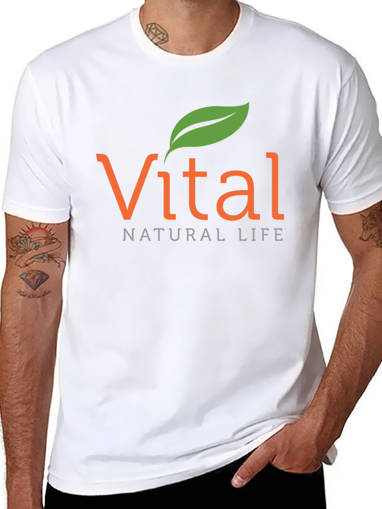 Vital Natural Life Black T-Shirt