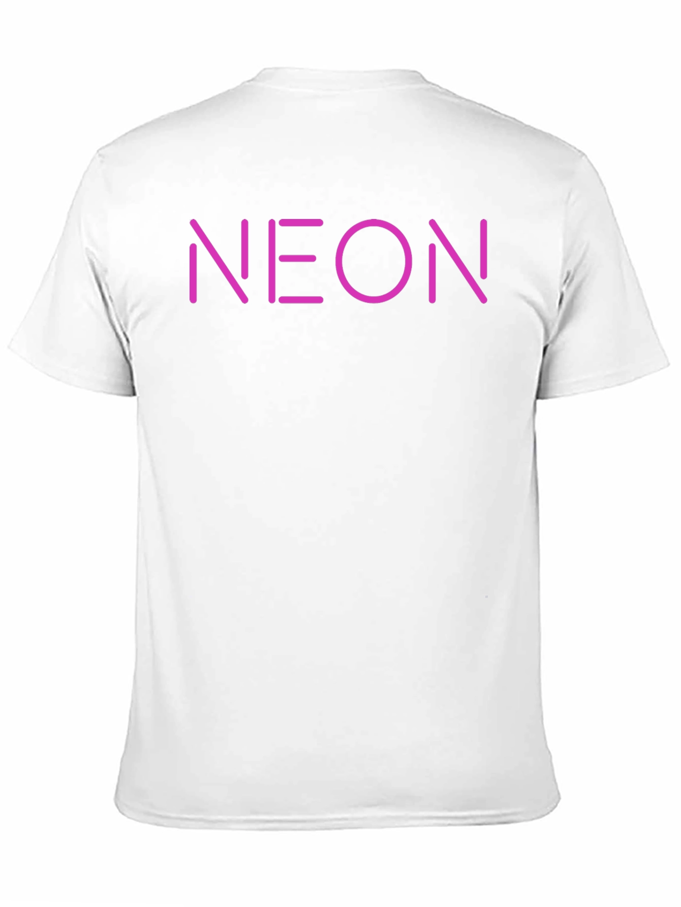 Neon Graphic Tee - Casual Black T-Shirt