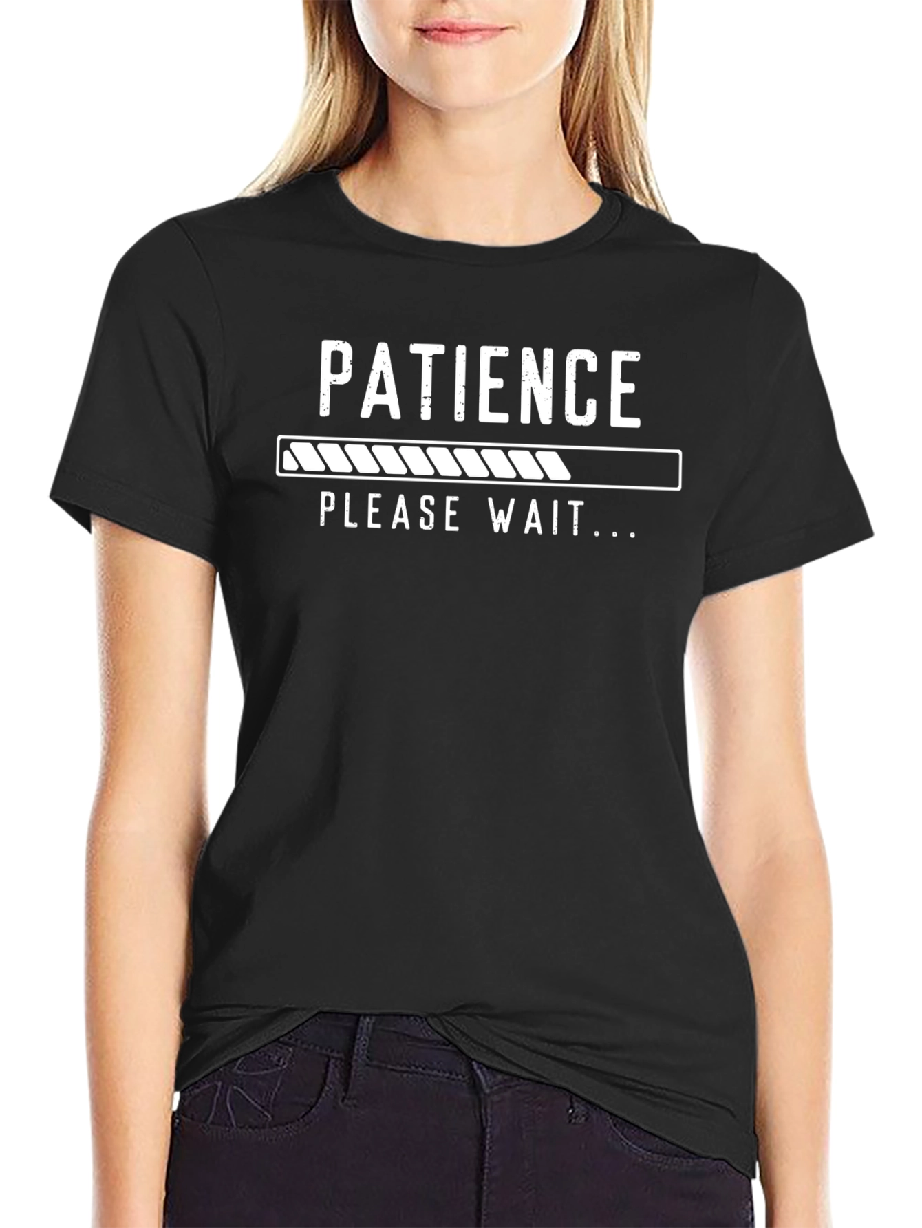 Patience Please Wait Funny Graphic T-Shirt