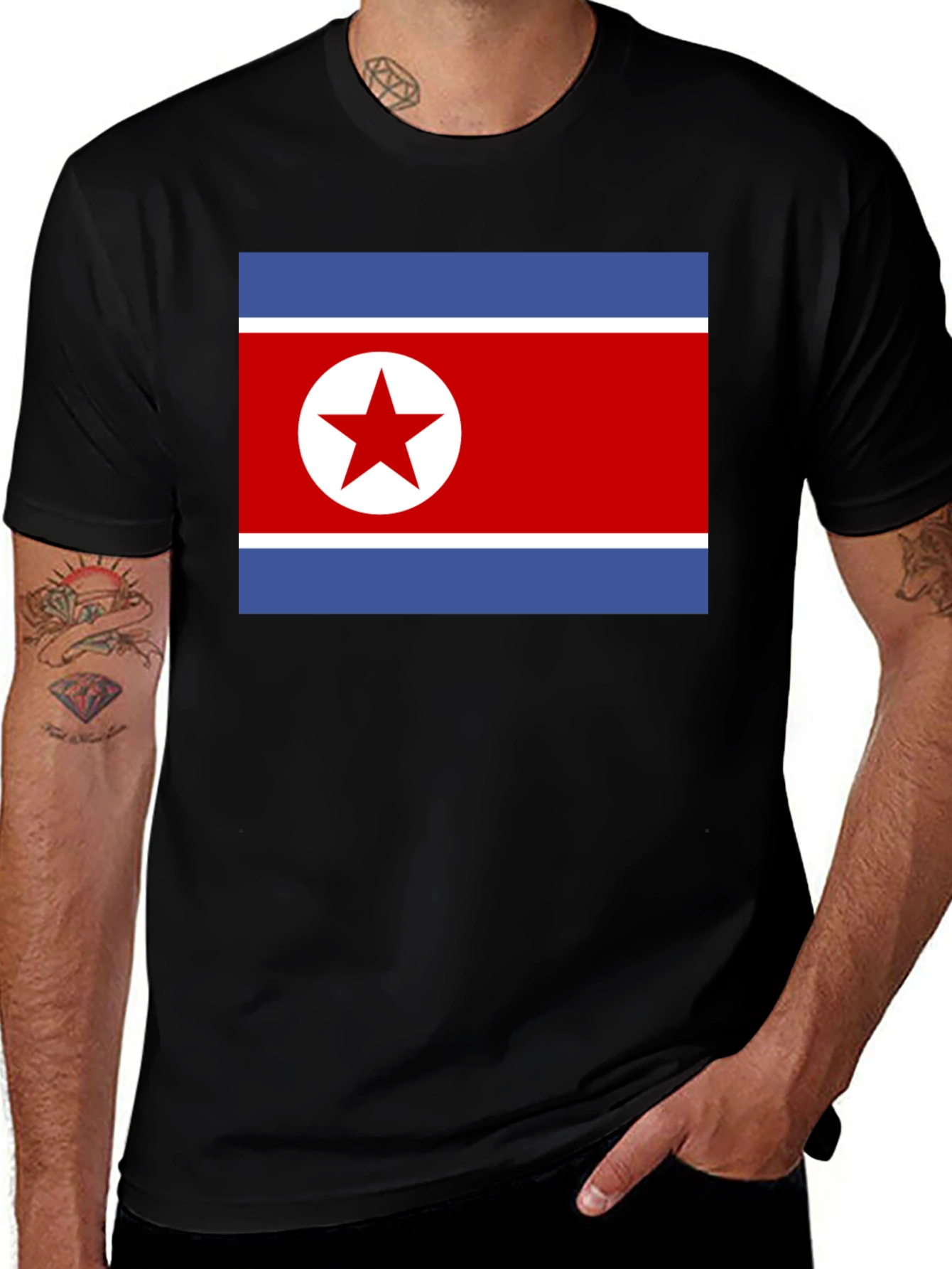 North Korea Flag T-Shirt