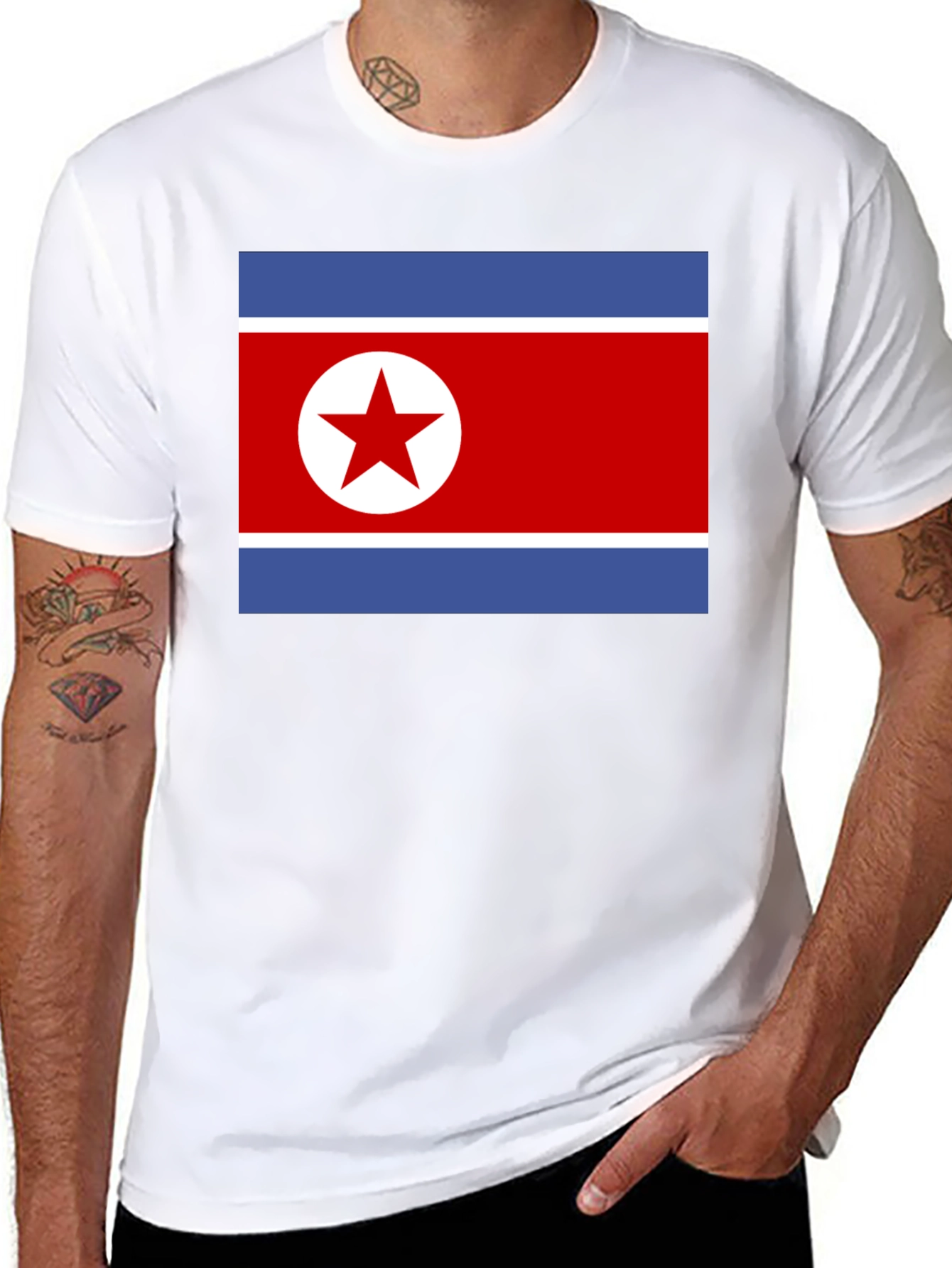 North Korea Flag T-Shirt