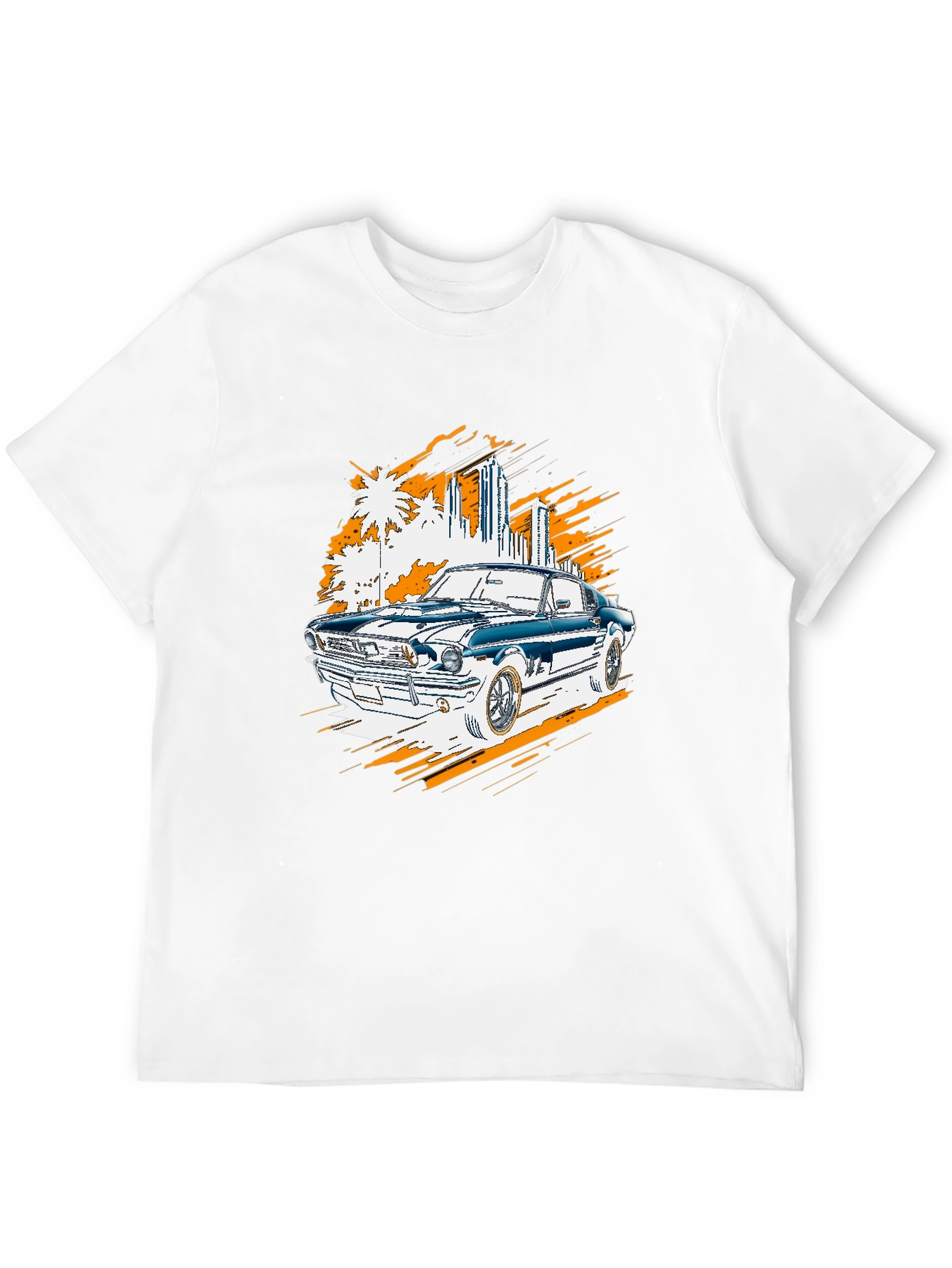 Classic Car Tee: Retro Automotive Graphic T-Shirt
