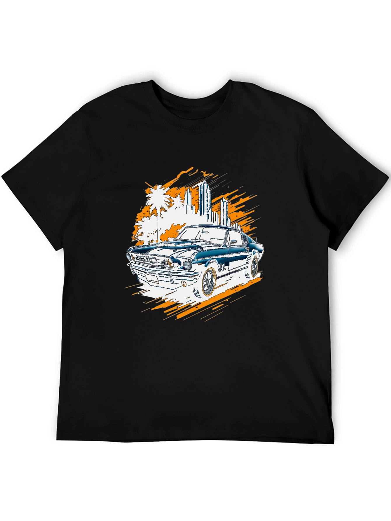 Classic Car Tee: Retro Automotive Graphic T-Shirt