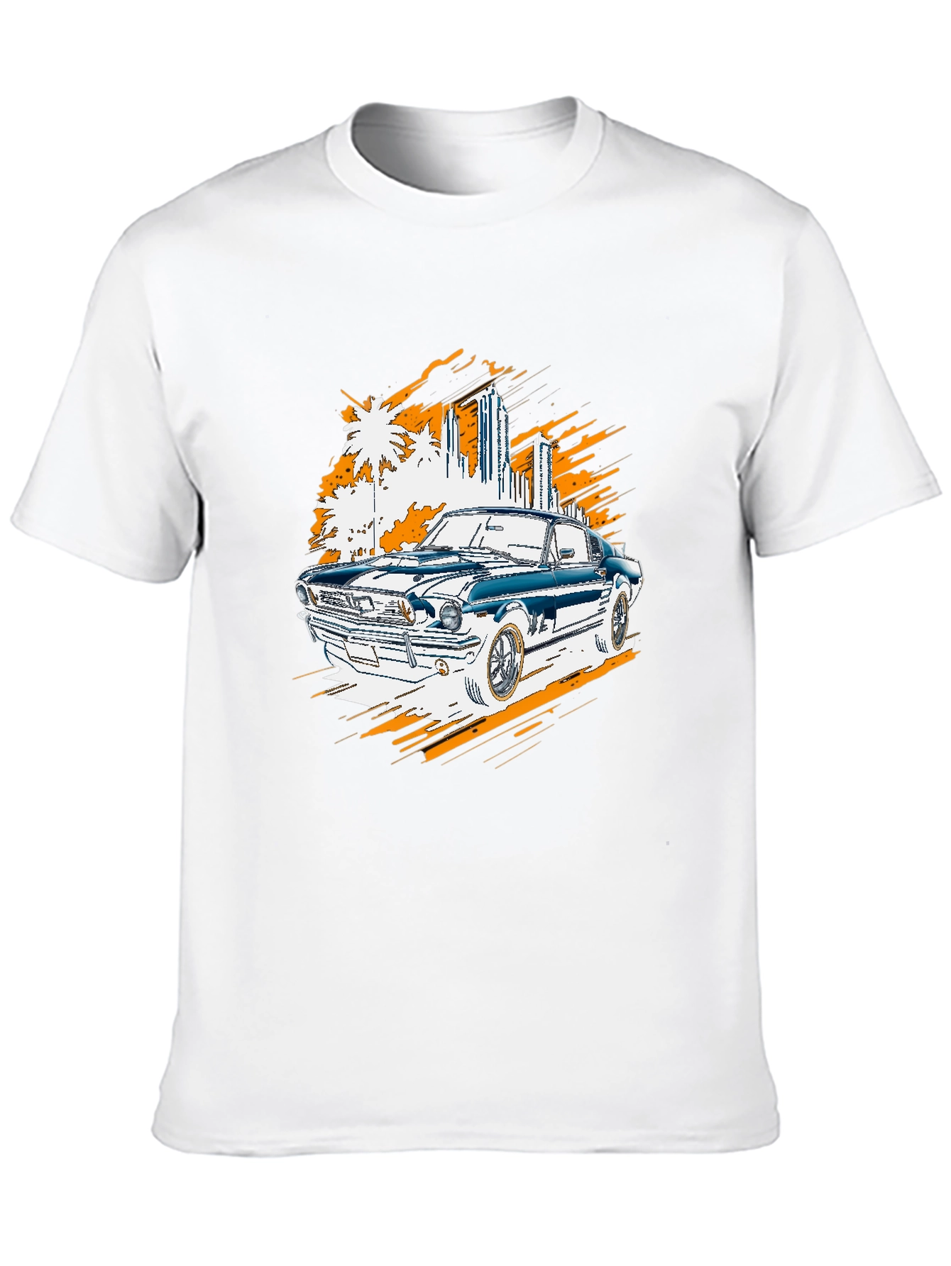Classic Car Tee: Retro Automotive Graphic T-Shirt