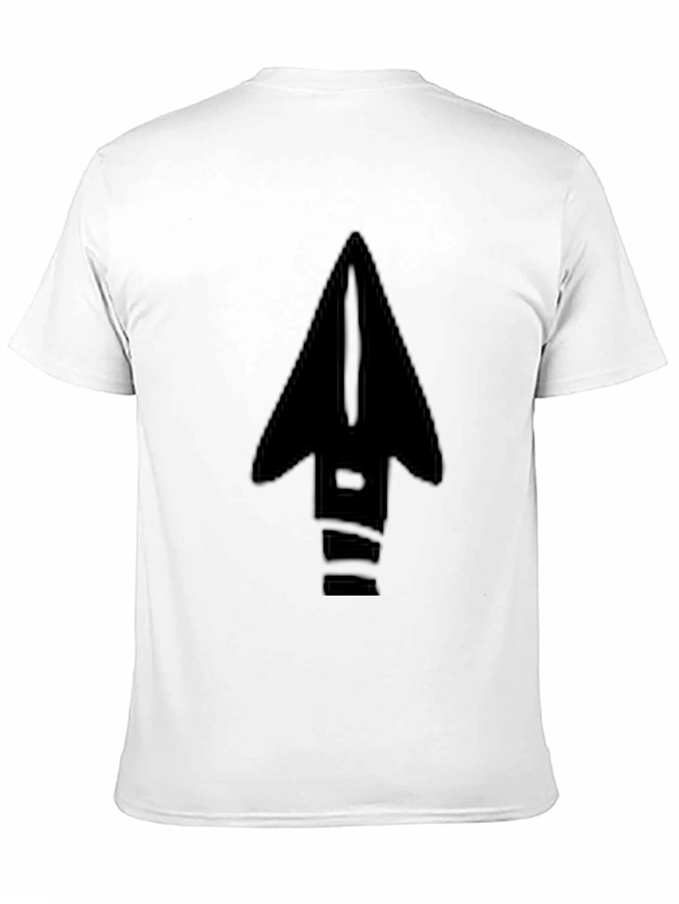 Arrow Graphic Black T-Shirt - Modern Casual Tee