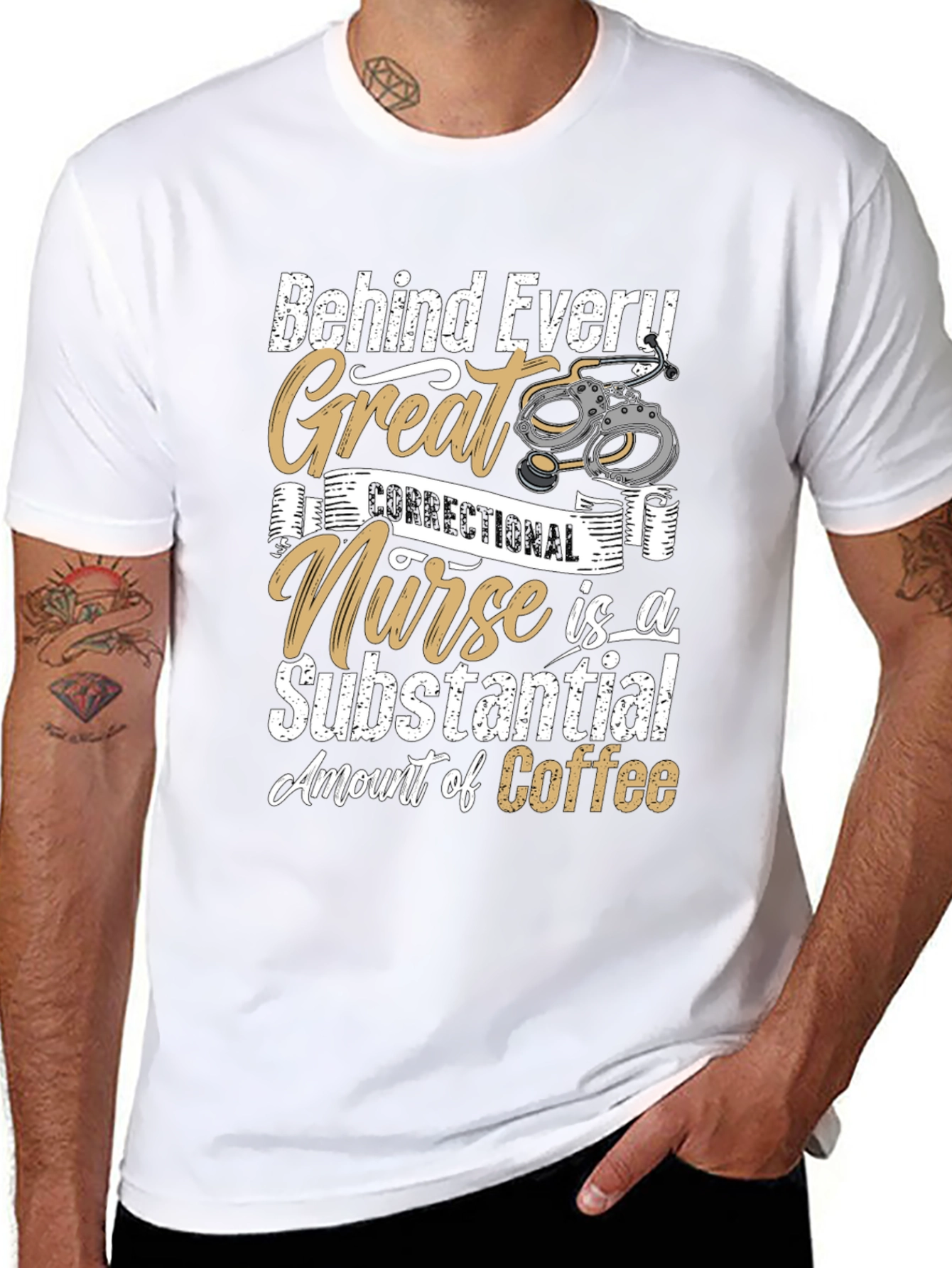 Correctional Nurse Coffee T-Shirt